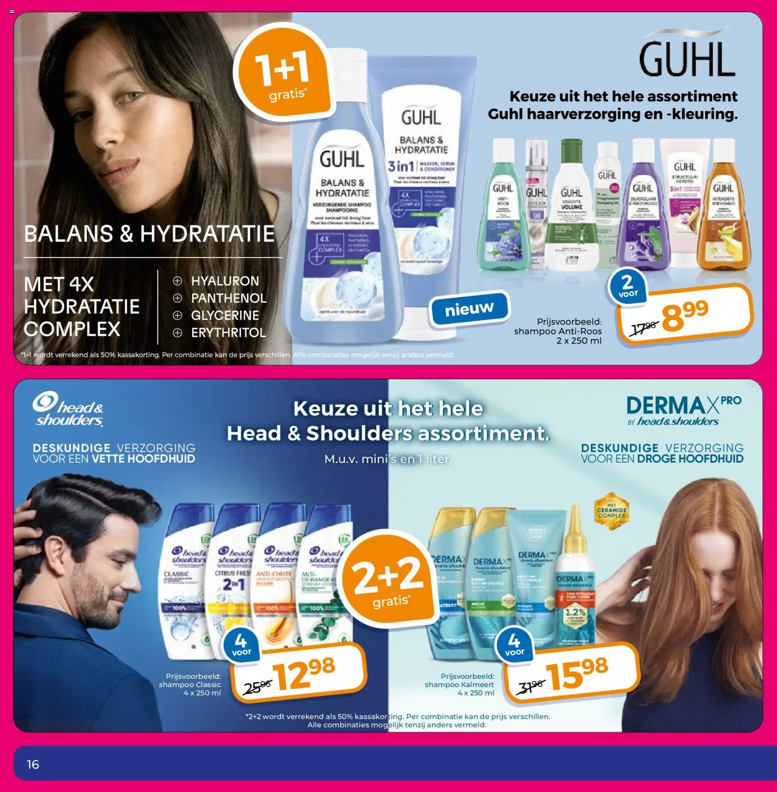 {H1} | Pagina: 16 | Producten: Kan, Shampoo