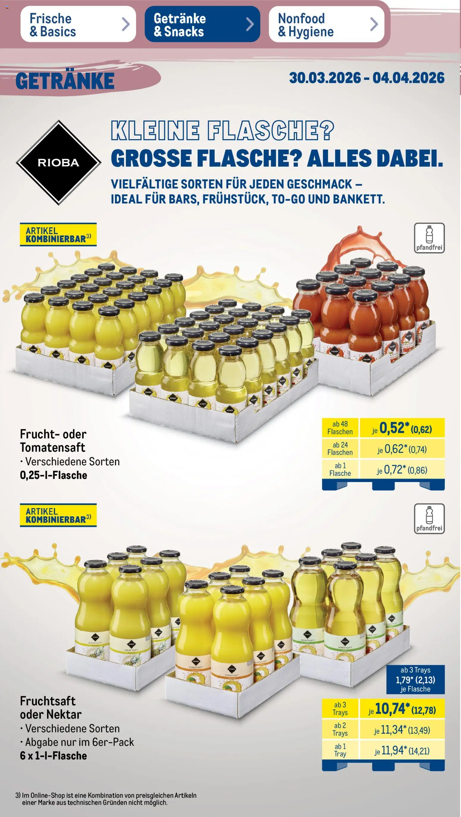 Metro Prospekt 	 – gültig ab 30.03.2026 | Seite: 30 | Produkte: Ananas, Fruchtsaft
