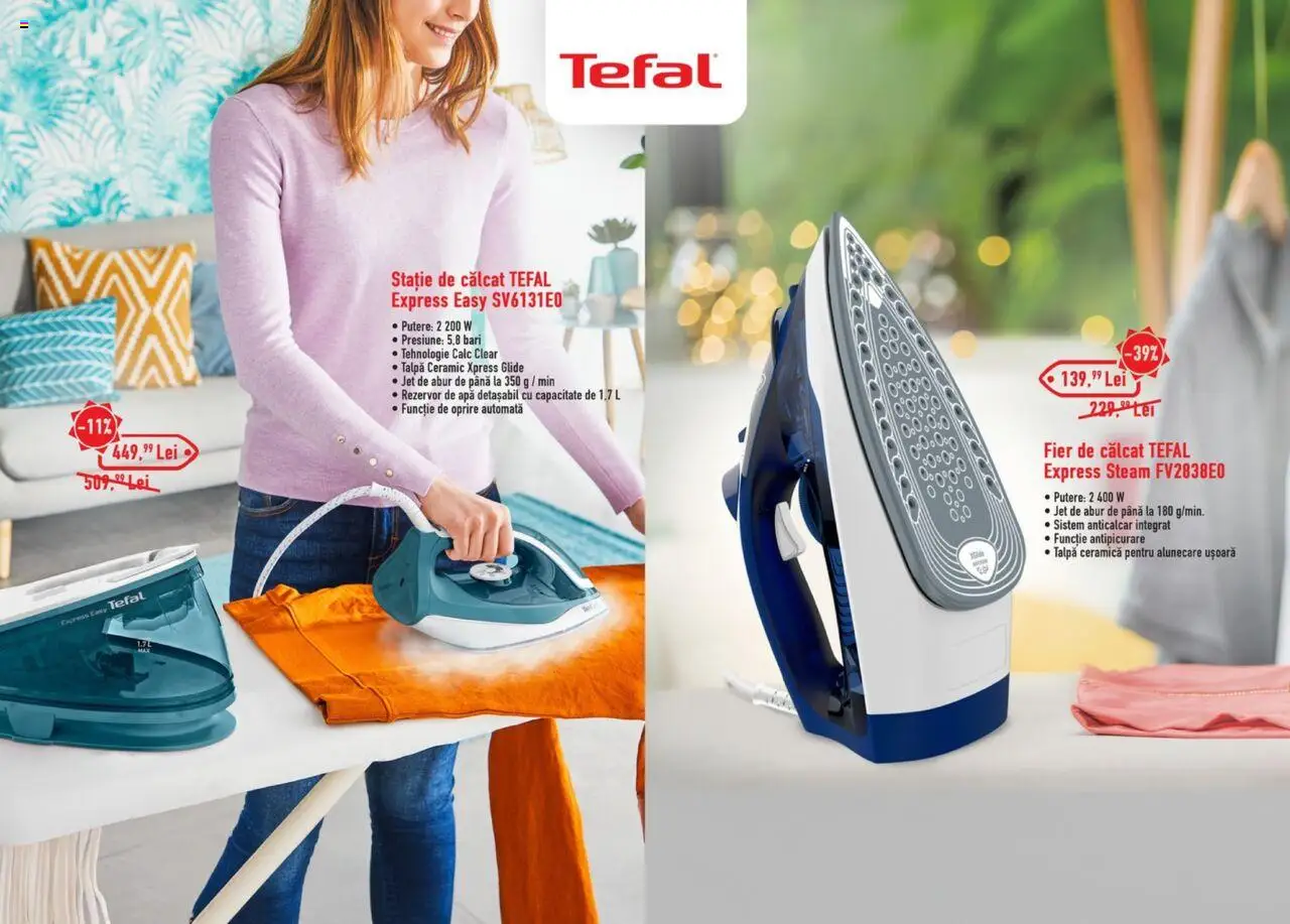 Carrefour catalog - Inovaţie și performanţă pentru casa ta – valabil de la 15.08.2025 | Pagină: 12 | Produse: Fier de călcat, Apă