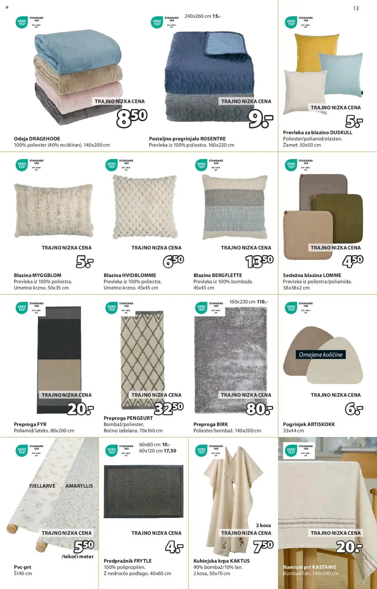 JYSK katalog │ velja od 02.07.2025 | Stran: 13 | Izdelki: Stenska ura, Okvir, Koš za perilo, Namizna svetilka