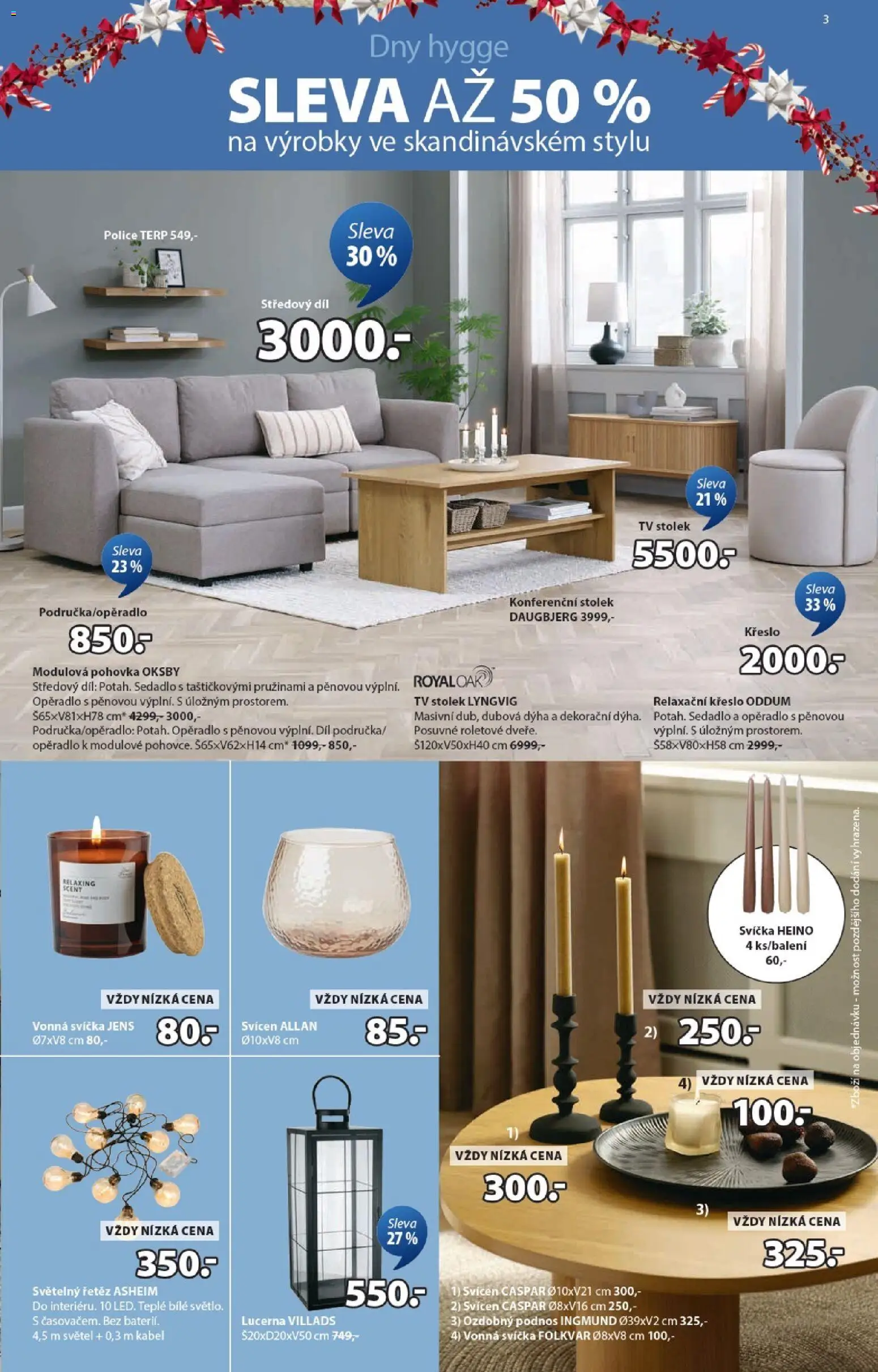 JYSK leták - Vánoční nabídka od 01.12.2025 | Strana: 3
