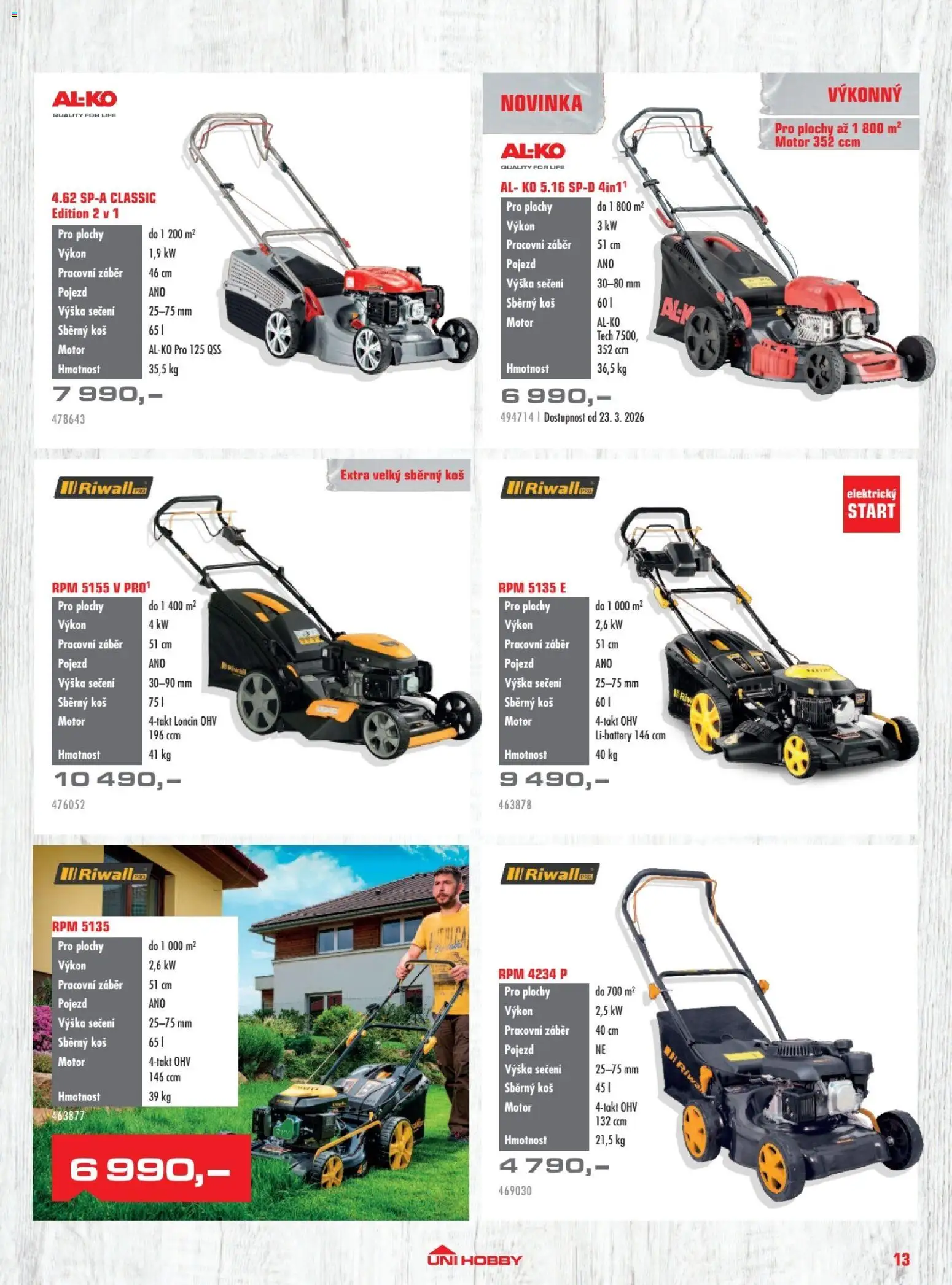 Uni Hobby katalog - Zahradní technika 2026 od 13.03.2026 💥 Nenechte si ujít TOP nabídky! ⭐ | Ceská republika