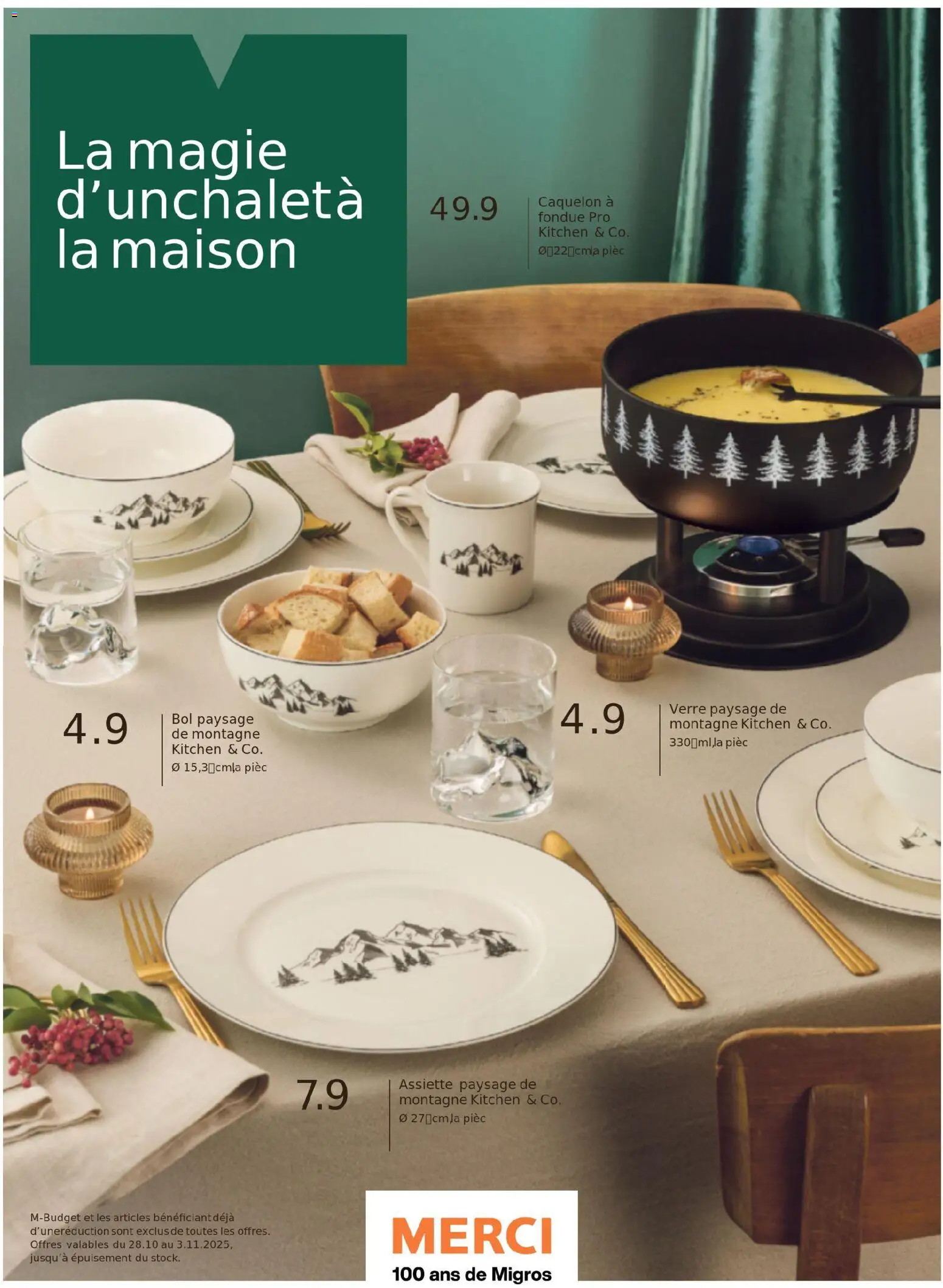 Migros Magazin FR – gültig ab 27.10.2025 | Seite: 6 | Produkte: Fondue
