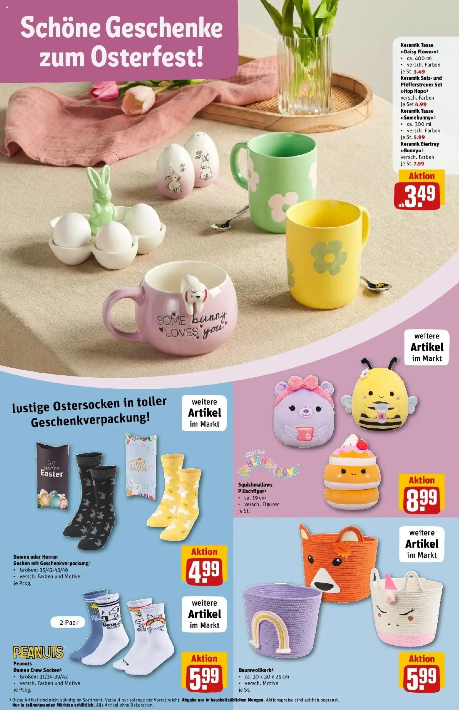 Rewe Prospekt Schleiden	 – gültig ab 15.03.2026 | Seite: 32 | Produkte: Salz, Socken