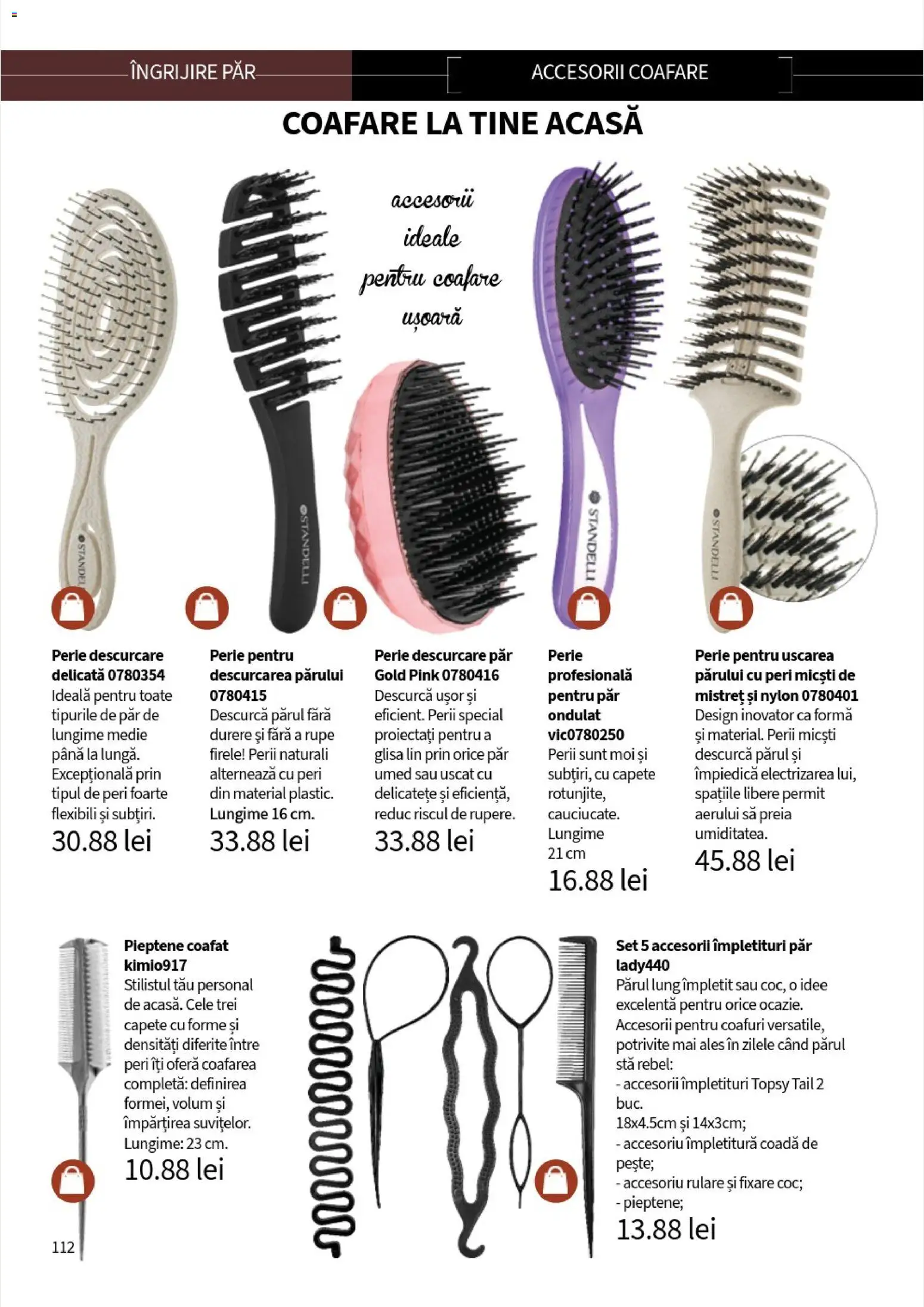 Noul catalog Lady’s – valabil de la 10.11.2025 | Pagină: 114 | Produse: Pieptene, Perie