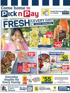Pick n Pay specials catalogue – valid from 20.04.2026