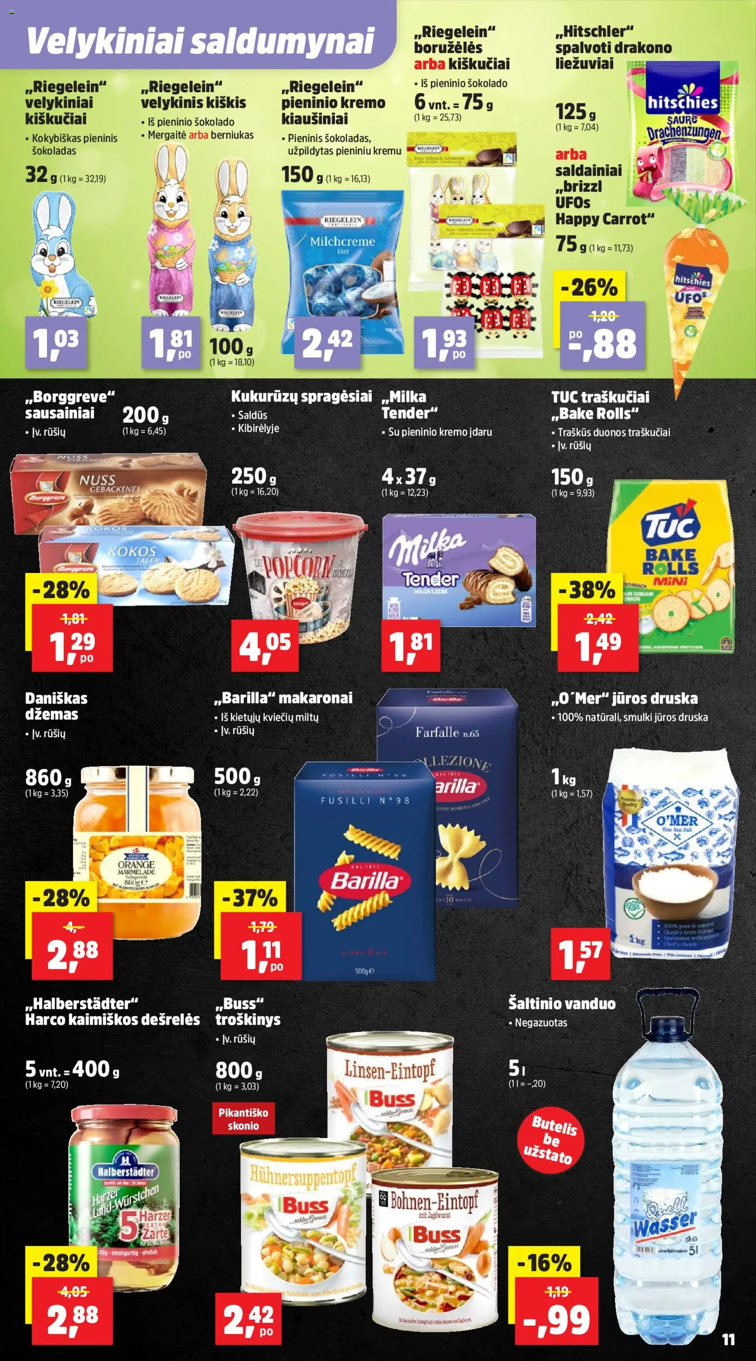 Thomas Philipps akcijos nuo 09.03.2026 | Puslapis: 11 | Prekių: Sausainiai, Dešrelės, Jūros druska, Saldainiai