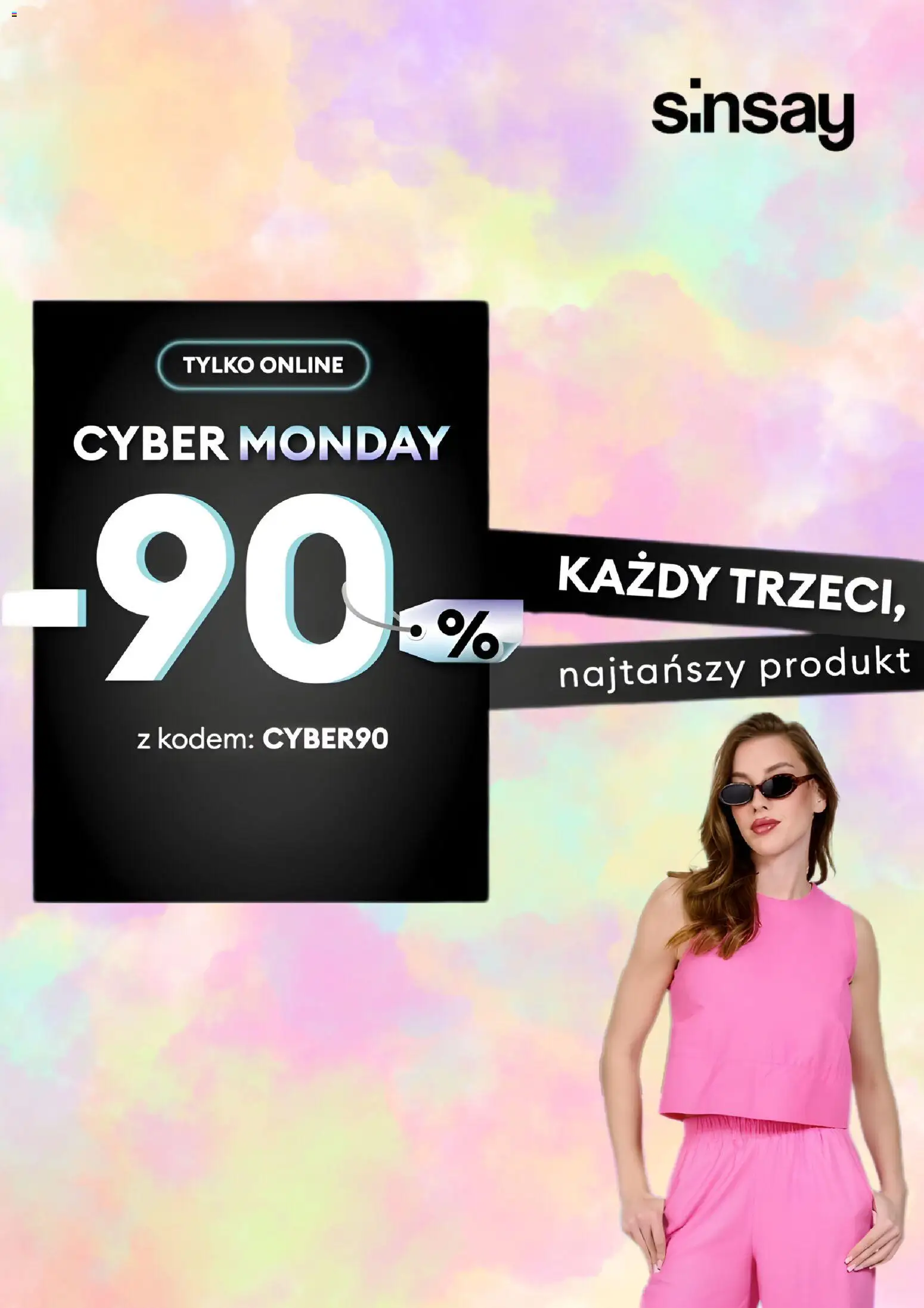 Sinsay Gazetka - Cyber Monday od 01.12.2025 | Strona: 1