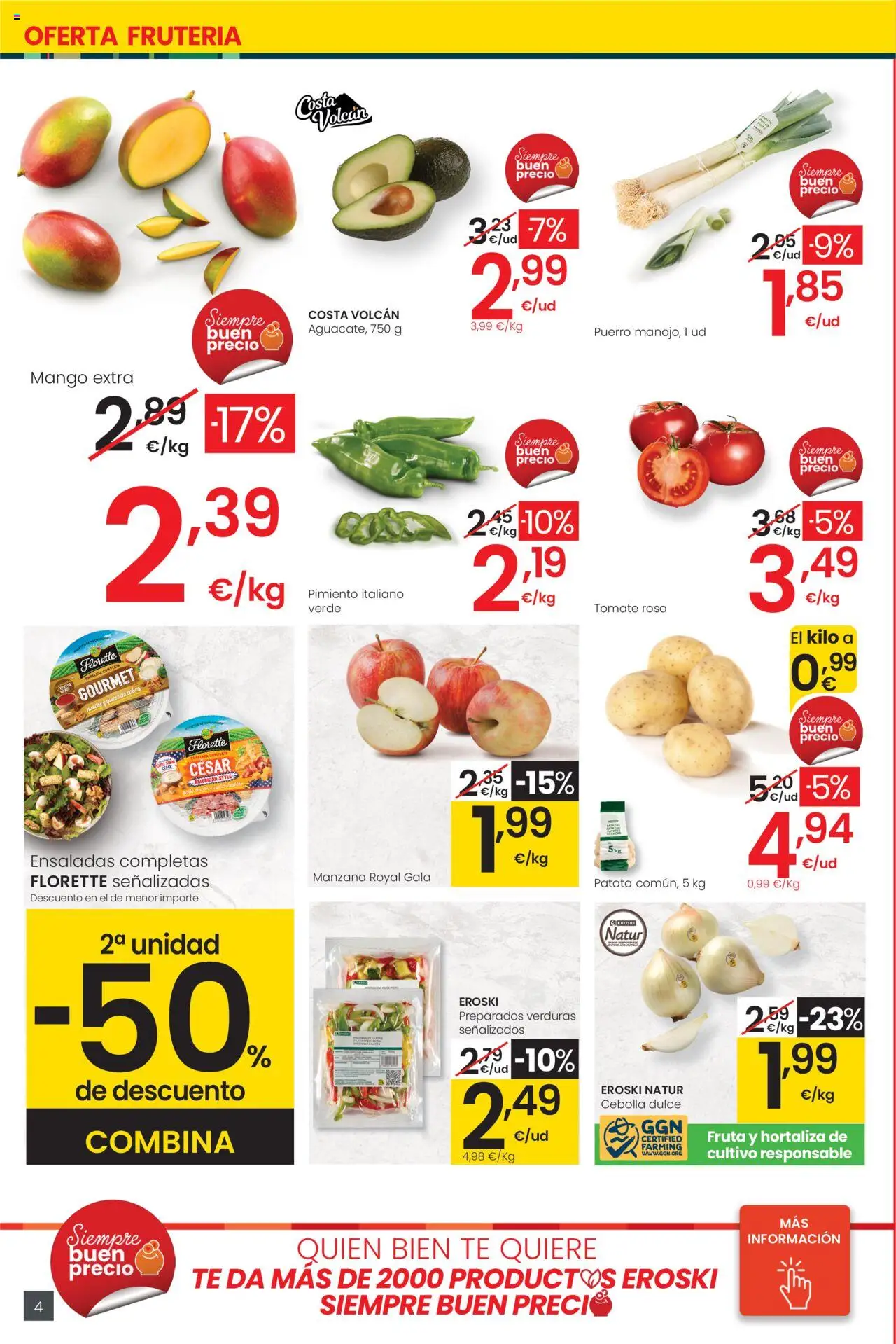 Eroski - Precio más bajo Center │ válido desde el 16.10.2025 | Página: 4 | Productos: Κάδος απορρυμάτων, Té, Παγωμένο τσάι, Ρούτερ
