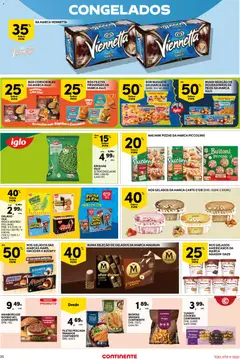 Pré-visualização NUMA SELEÇÃO DE DOURADINHOS DE PEIXE DA MARCA IGLO, Douradinhos de peixe válido de 18.11.2025 | Página: 20 | Produtos: Salame, Pizza, Peixe, Nuggets