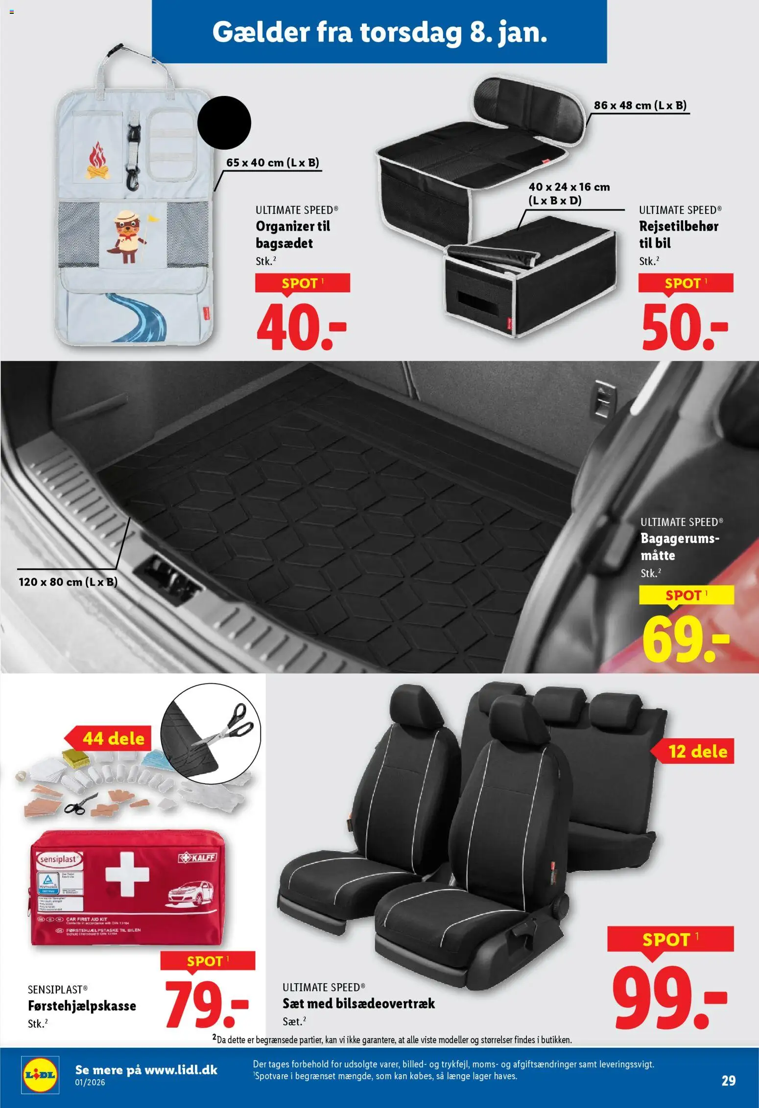 Lidl tilbudsavis – gyldig fra 02.01.2026 | Side: 17 | Produkter: Søm, Måtte