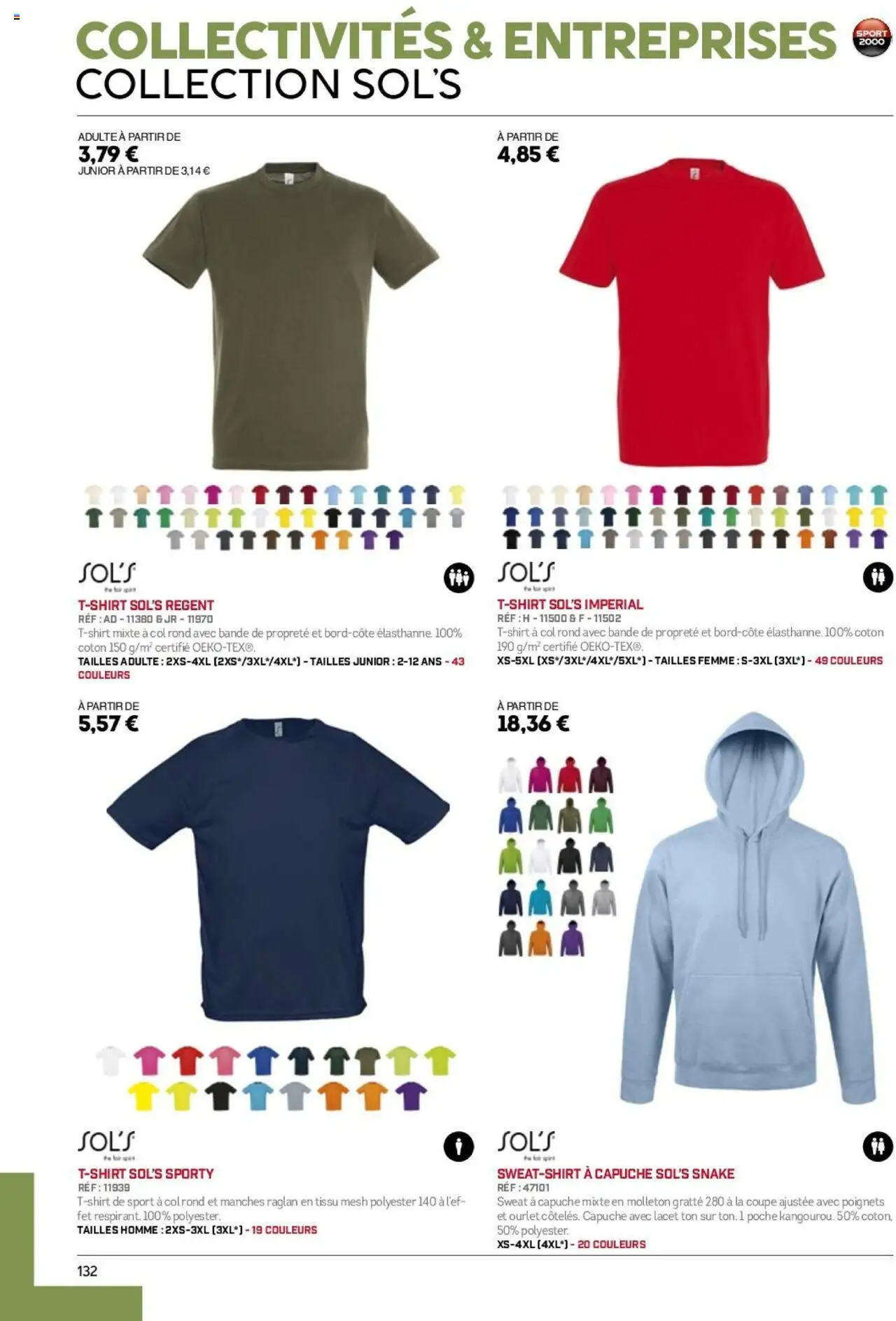  | Page: 132 | Produits: Coton, Sweat à capuche