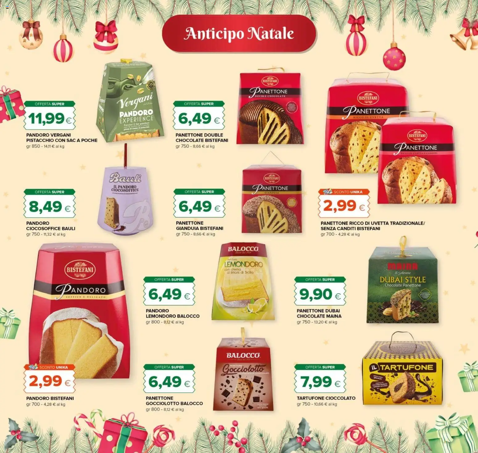 Volantino Tigre del 30.11.2025 | Pagina: 2 | Prodotti: Cioccolato, Pandoro, Panettone