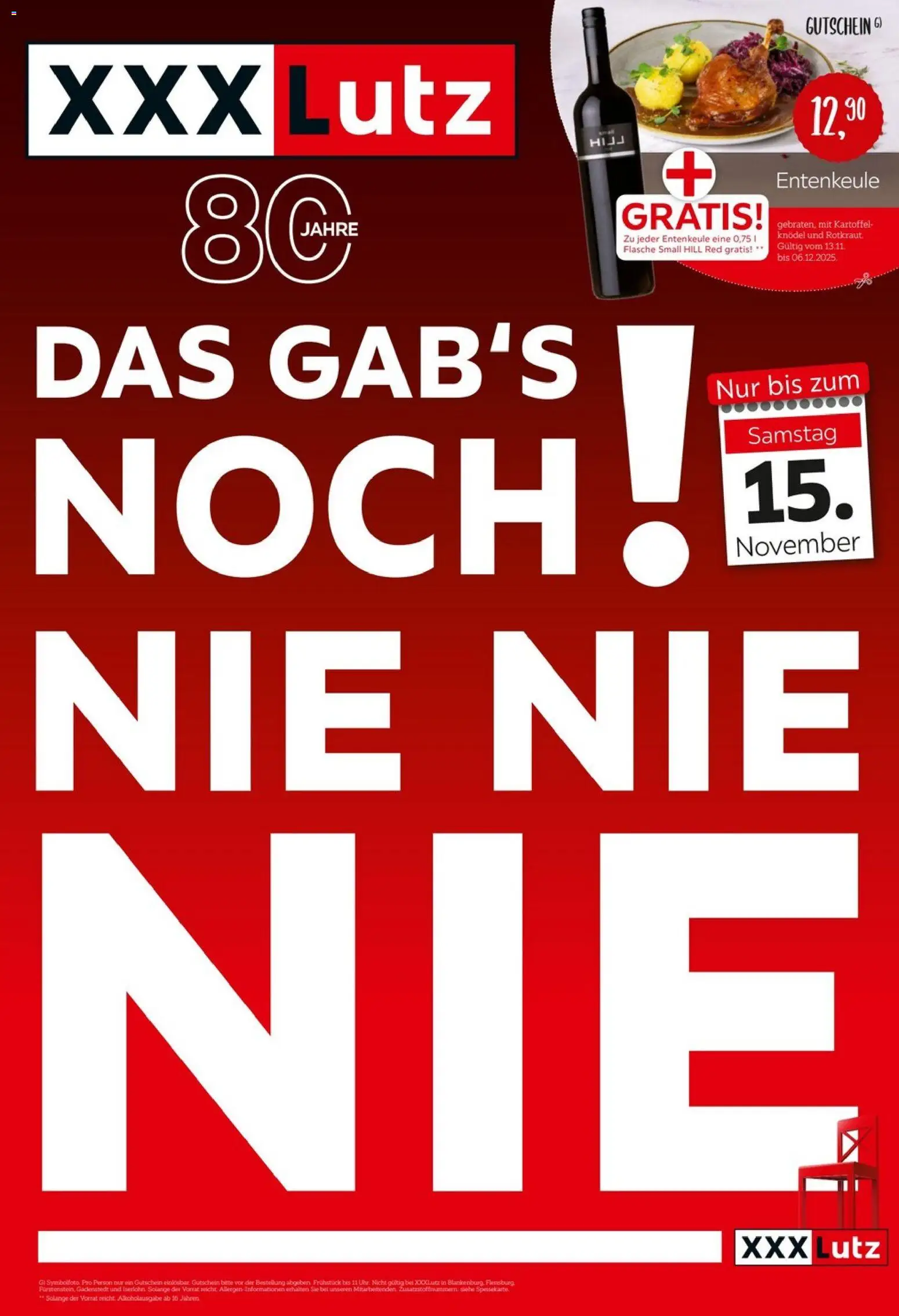 XXXL Lutz - Das gab's noch nie – gültig ab 09.11.2025 | Seite: 1