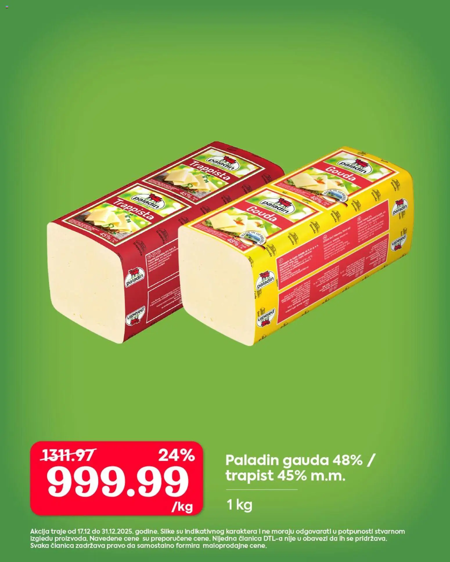 Senta Promet katalog - važi od 17.12.2025 | Strana: 9 | Proizvode: Gouda