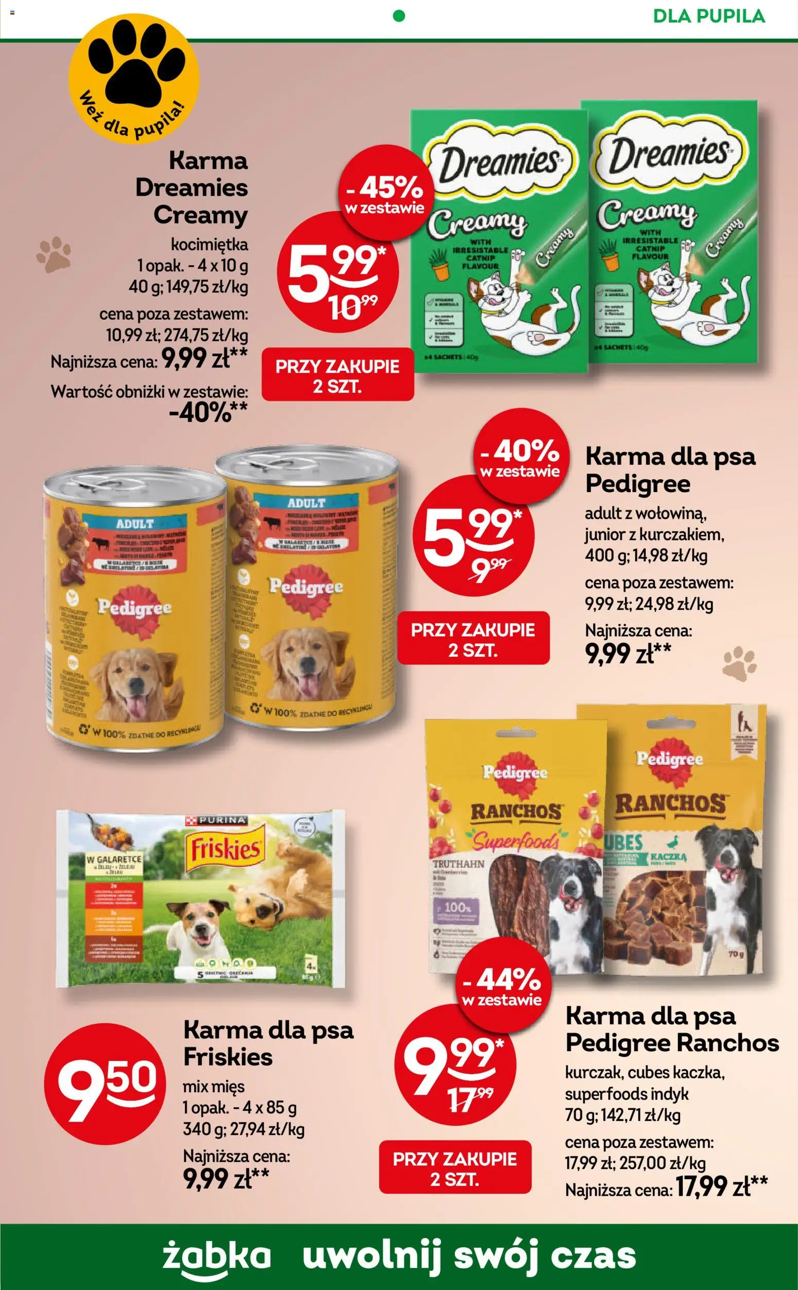 Żabka Black Friday od 19.11.2025 | Strona: 71 | Produkty: Kaczka, Pedigree, Karma dla psa