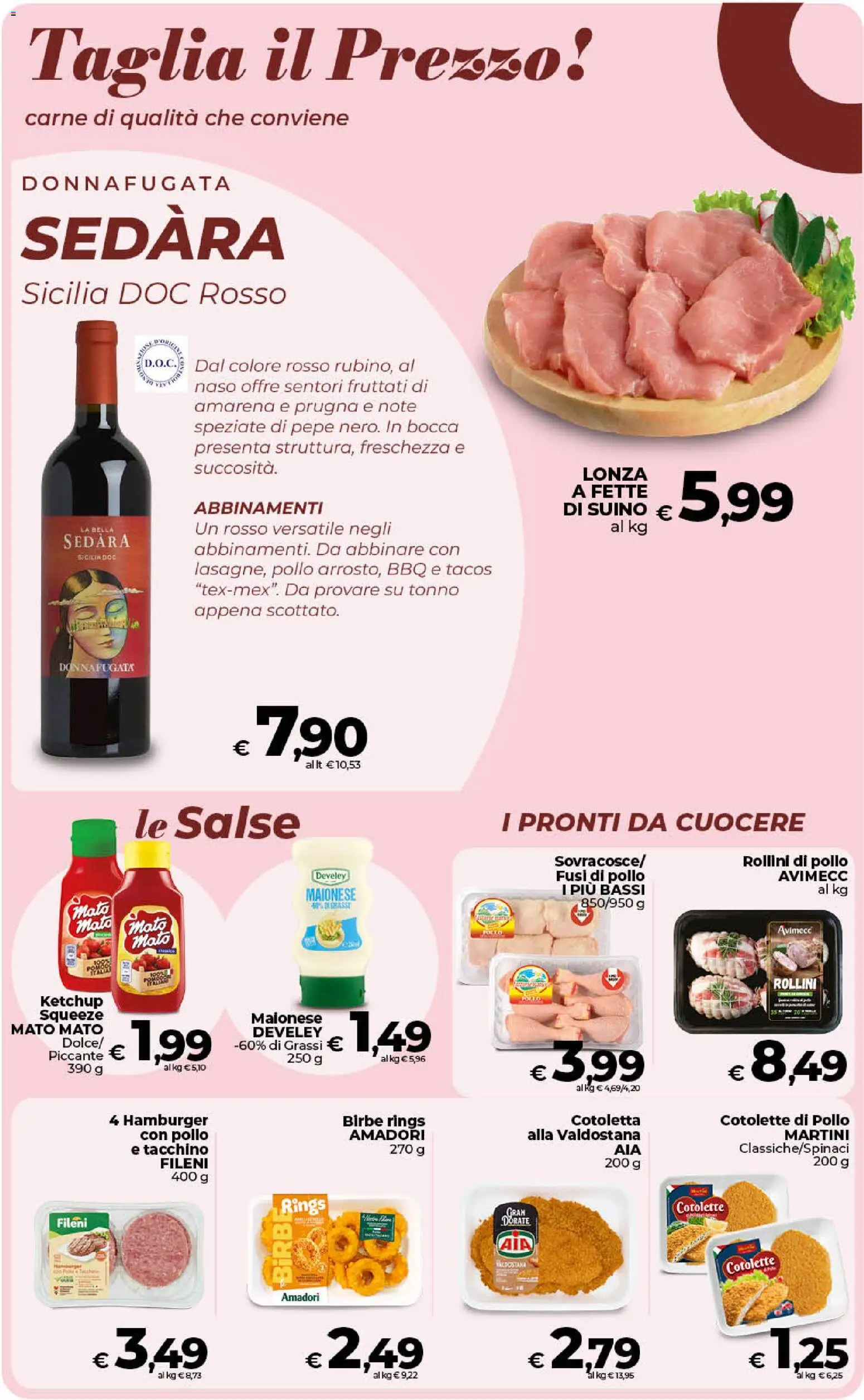 Volantino Ipercoop del 24.02.2026 | Pagina: 21 | Prodotti: Tacchino, Pepe, Amarena, Hamburger