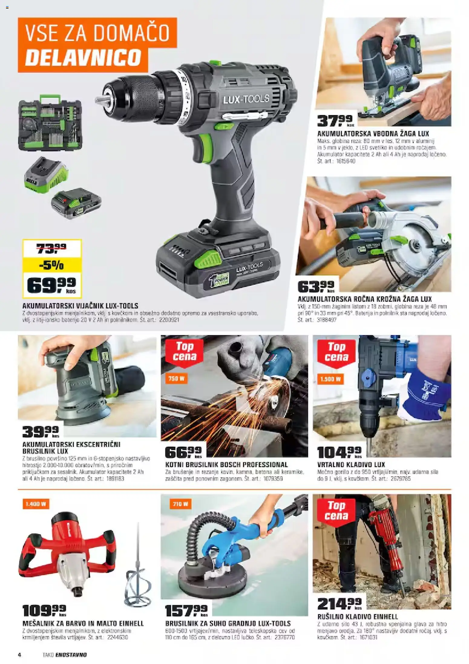 Novi OBI katalog ponudbe – veljaven od 03.02.2026 | Stran: 4