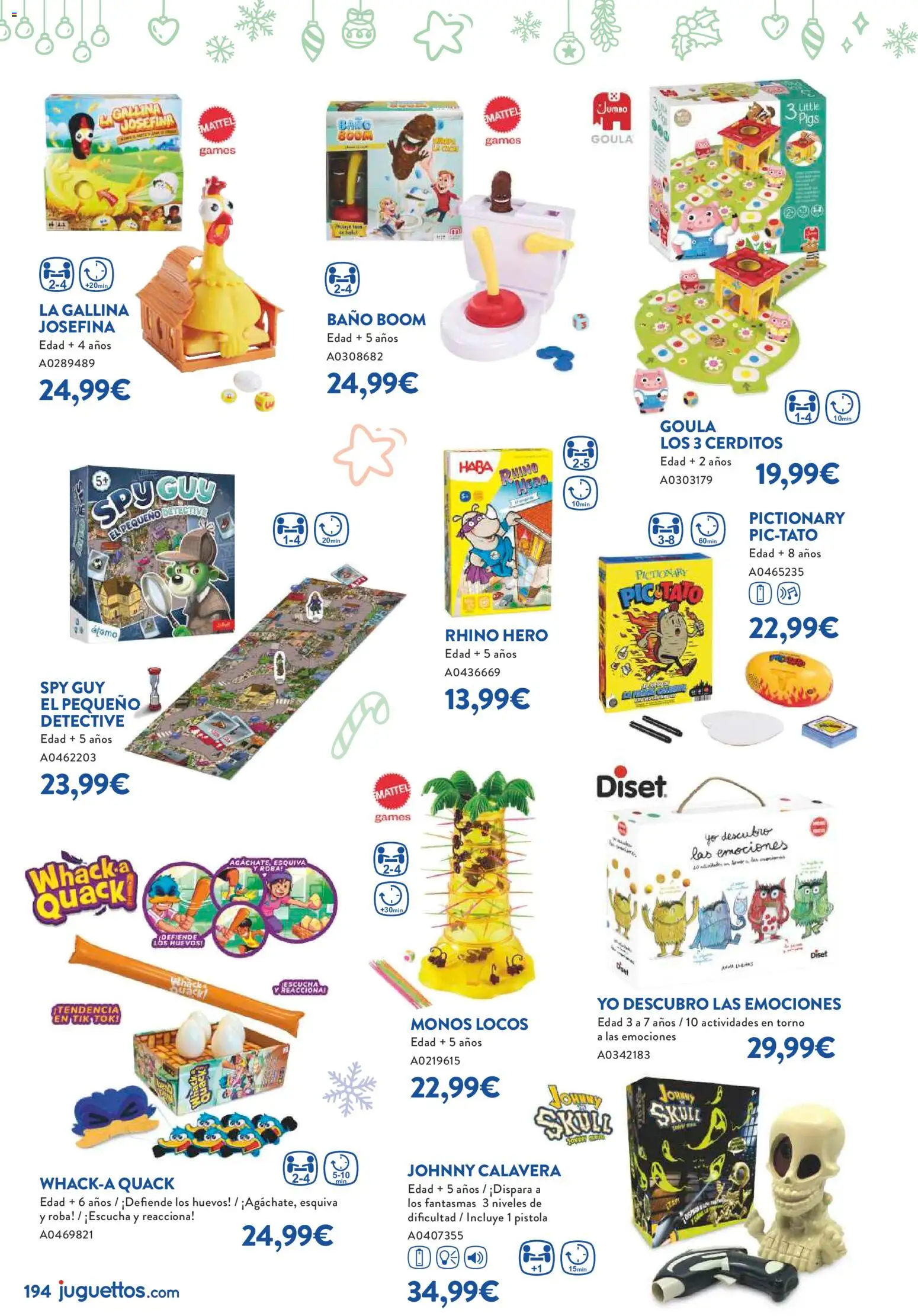 Juguettos catálogo Navidad │ válido desde el 27.10.2025 | Página: 194 | Productos: Huevos, Baño