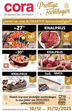 Cora - Prettige Feestdagen  - Voorbeeld van een folder van Cora, geldig van 16.12.2025