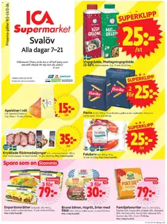 ICA Supermarket - Svalöv - Förhandsvisning av reklamblad från butik ICA Supermarket aktuell från 09.02.2026