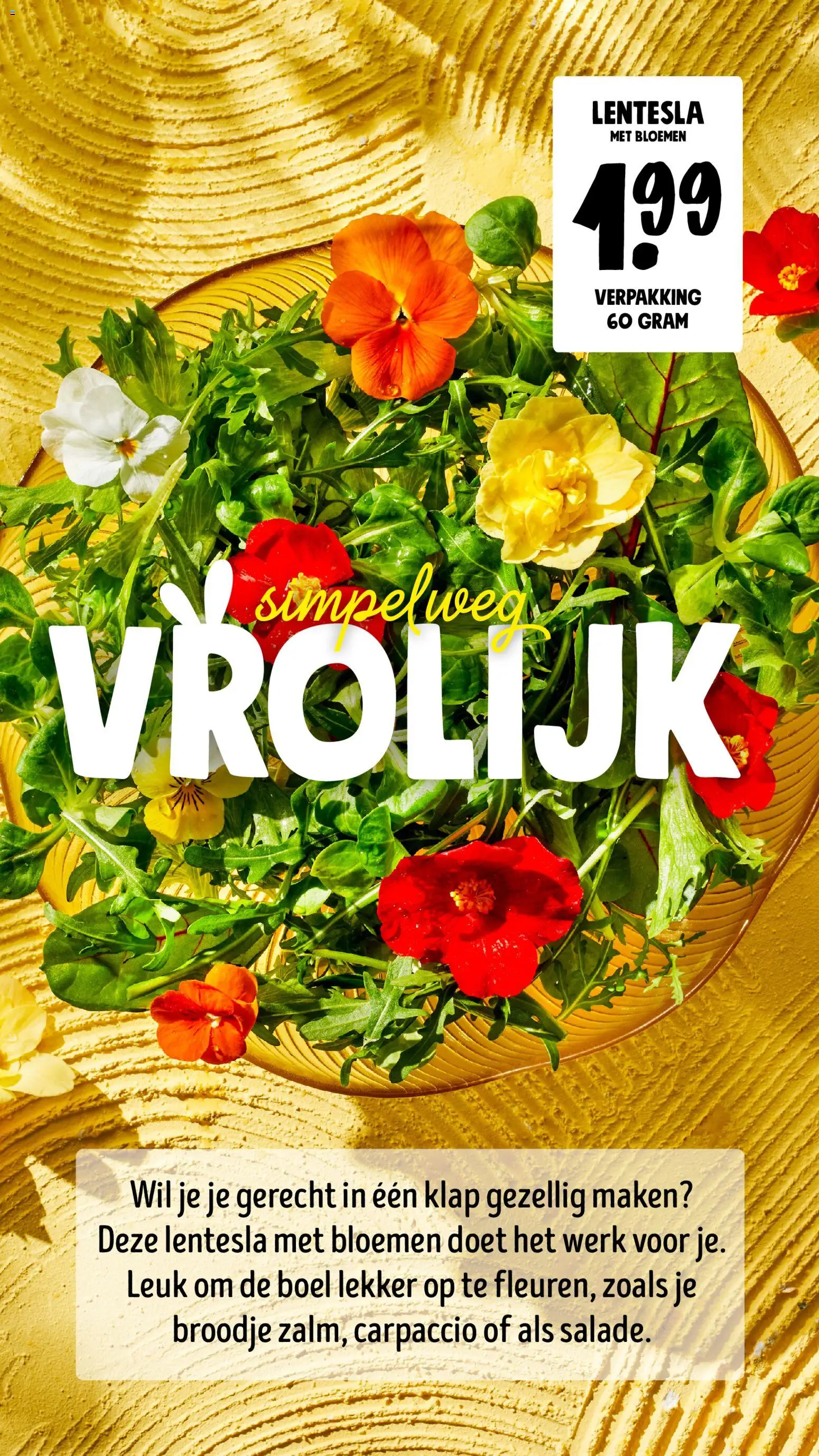 {H1} | Pagina: 49 | Producten: Bloemen, Broodje, Calvados