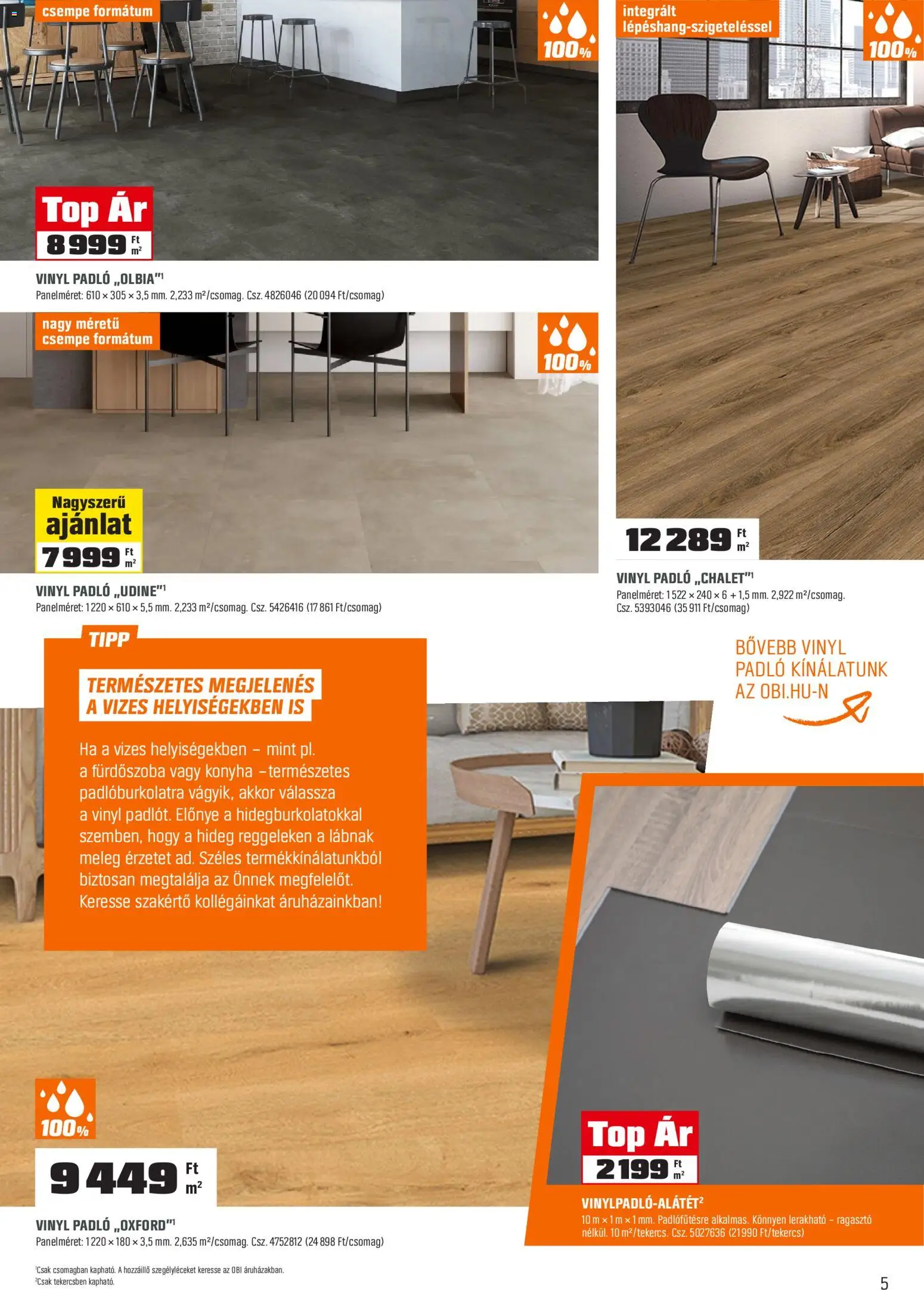 OBI akciós ujság - amely érvényes a következő dátumtól: 03.02.2026 | Oldal: 5