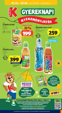 KUBU Multivitamin gyümölcsital, 1 karton KUBU Multivitamin gyümölcsital, 0,3 liter + 1 darab KUBU Útlevél - amely érvényes a következő dátumtól: 30.04.2026 | Oldal: 41