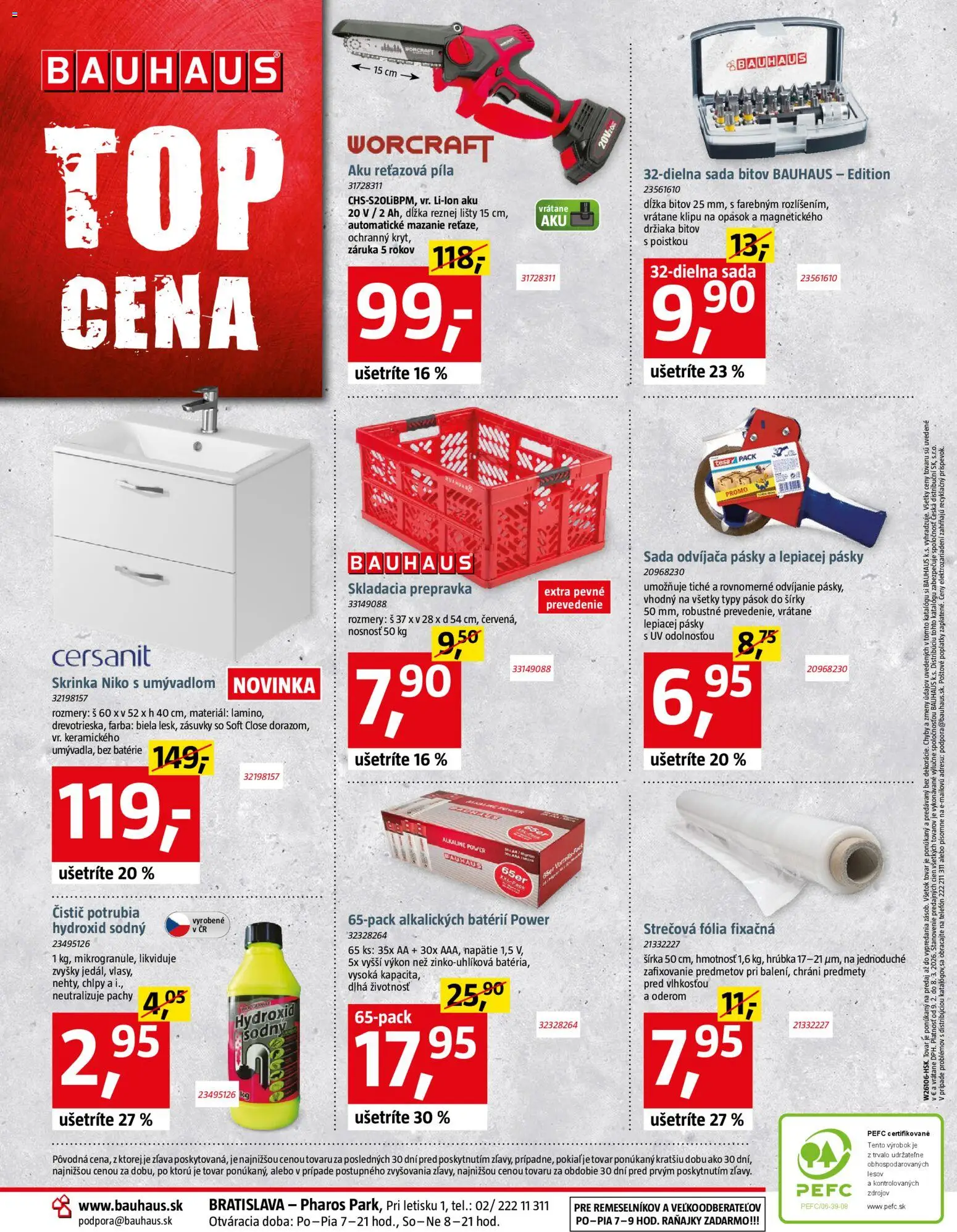 Nové Bauhaus akcie – leták je platný od 09.02.2026 | Strana: 28