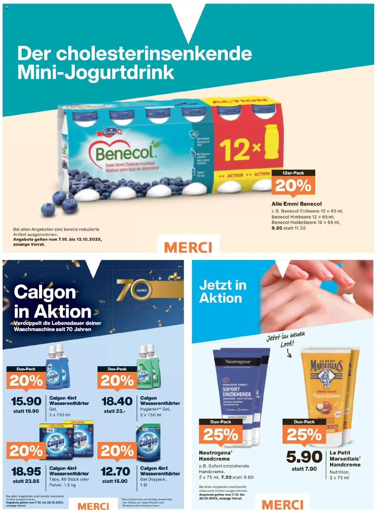 Migros Magazin – gültig ab 06.10.2025 | Seite: 42 | Produkte: Handcreme, Himbeere, Waschmaschine, Creme