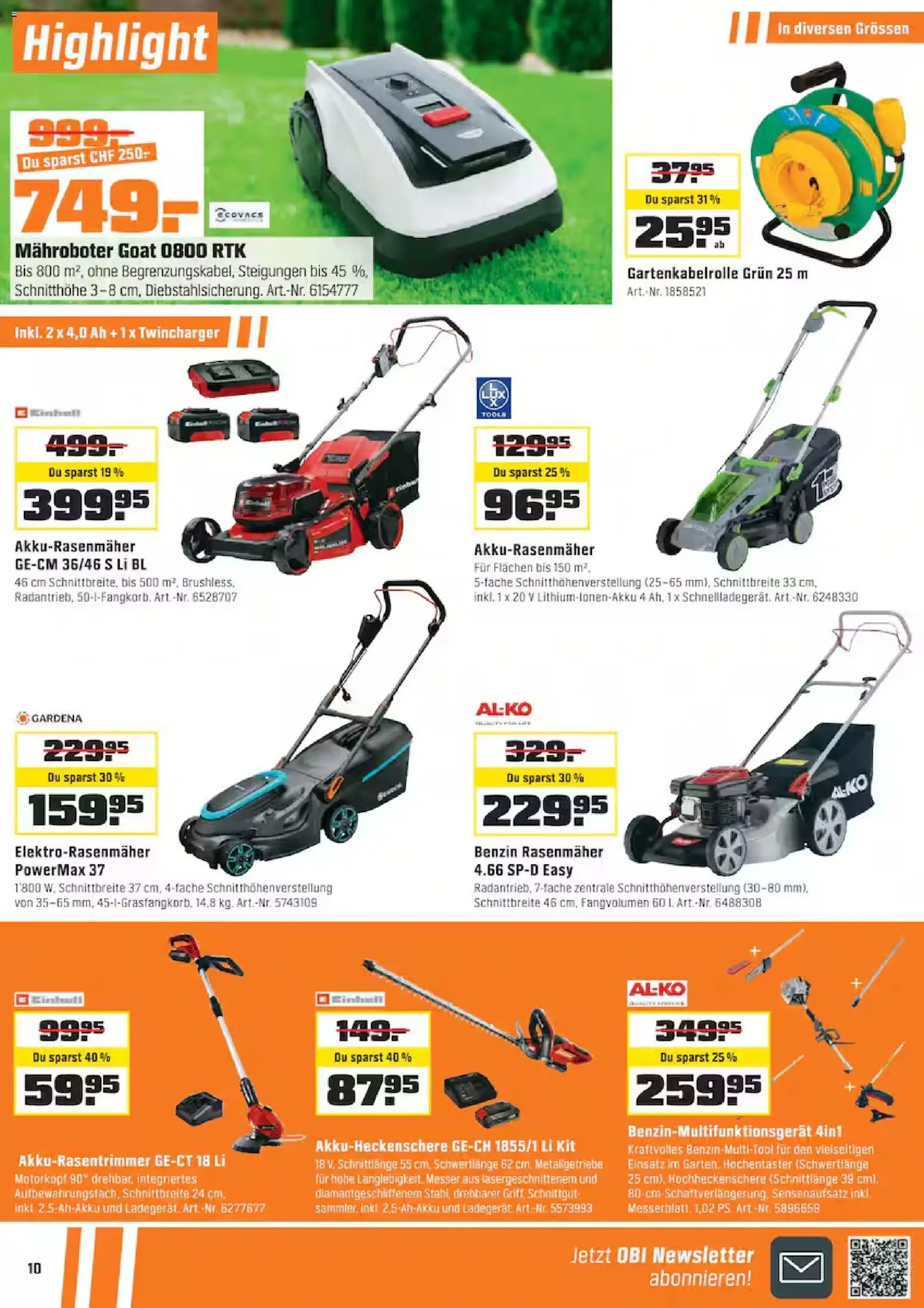 OBI aktionen – gültig ab 01.04.2026 | Seite: 10