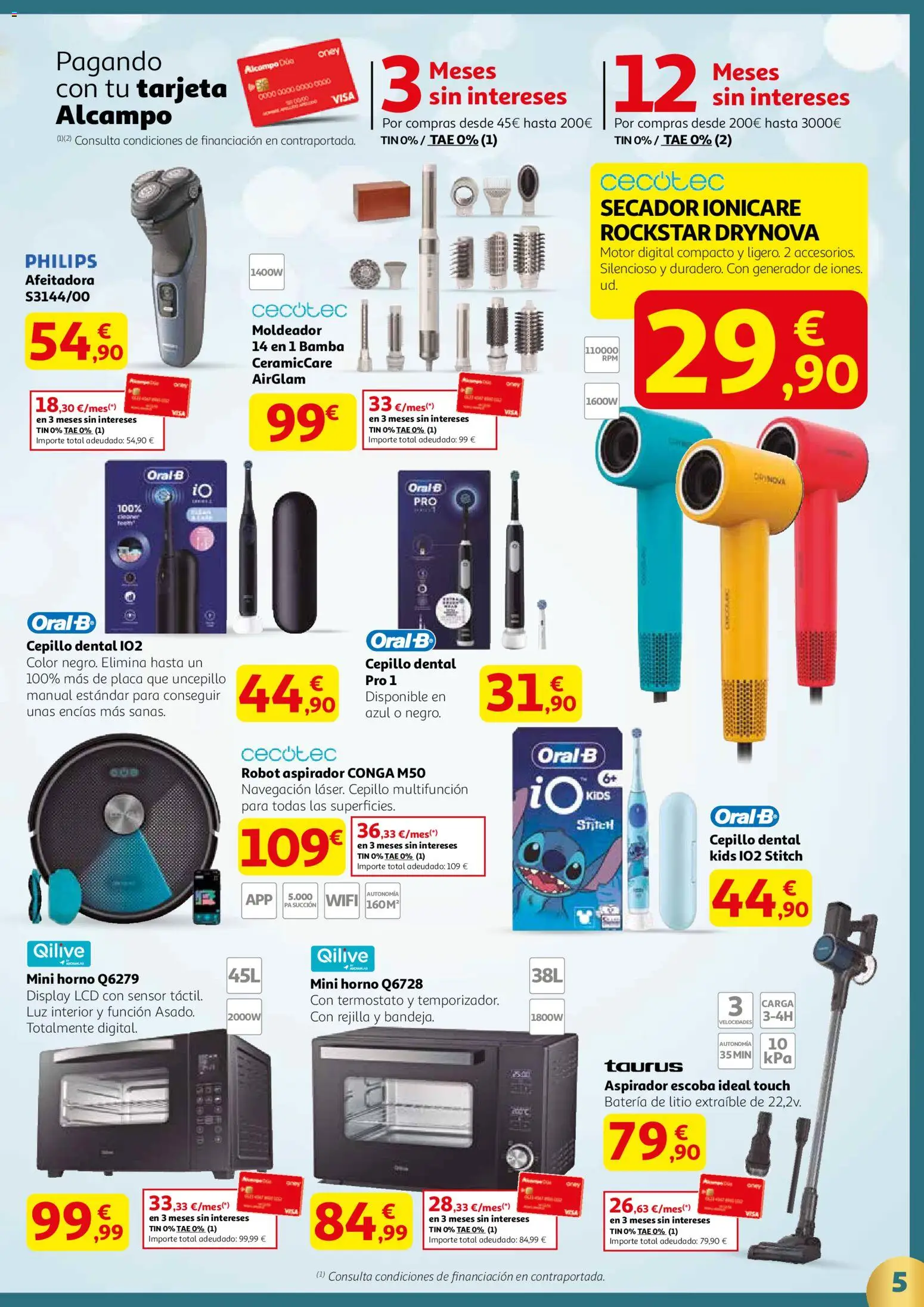 Alcampo - Regalos 2 HP catalan  │ válido desde el 18.12.2025 | Página: 5 | Productos: Escoba, Robot, Navegación, Batería