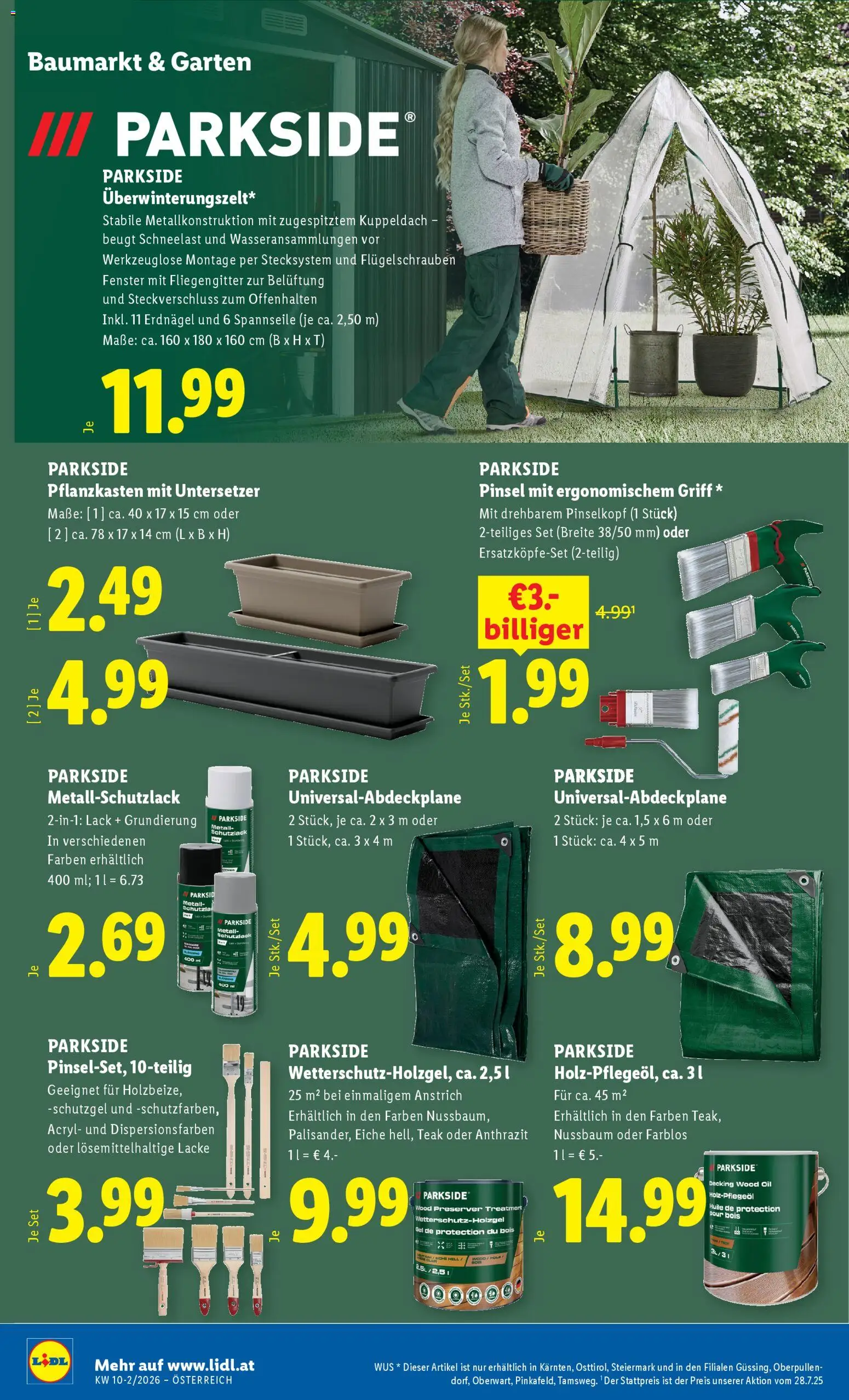 Lidl Flugblatt - Oberpullendorf, Güssing, Oberwart gültig ab 05.03.2026 | Seite: 28 | Produkte: Pinsel