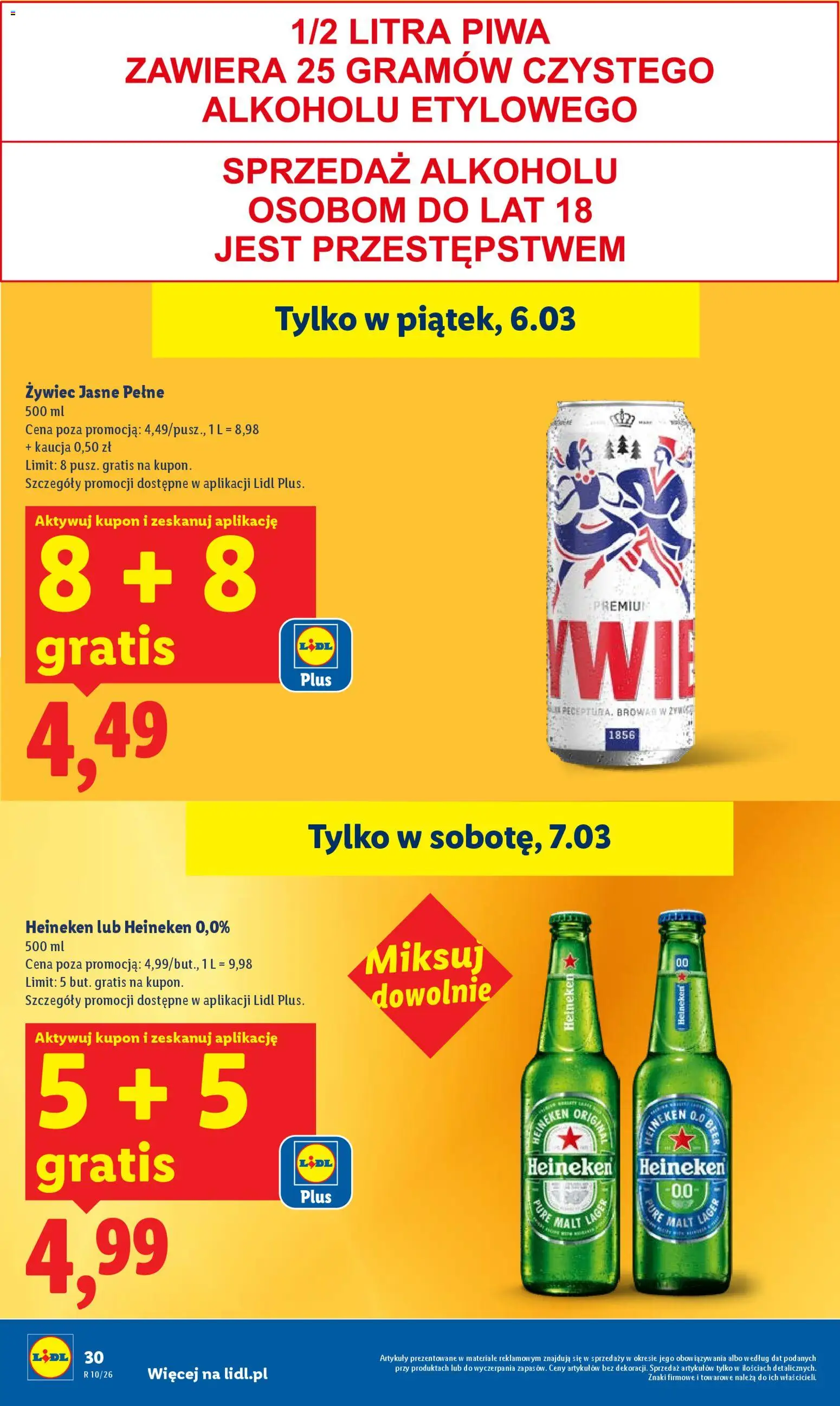 Lidl Polsko leták od 05.03.2026 | Strana: 30 | Produkty: Heineken