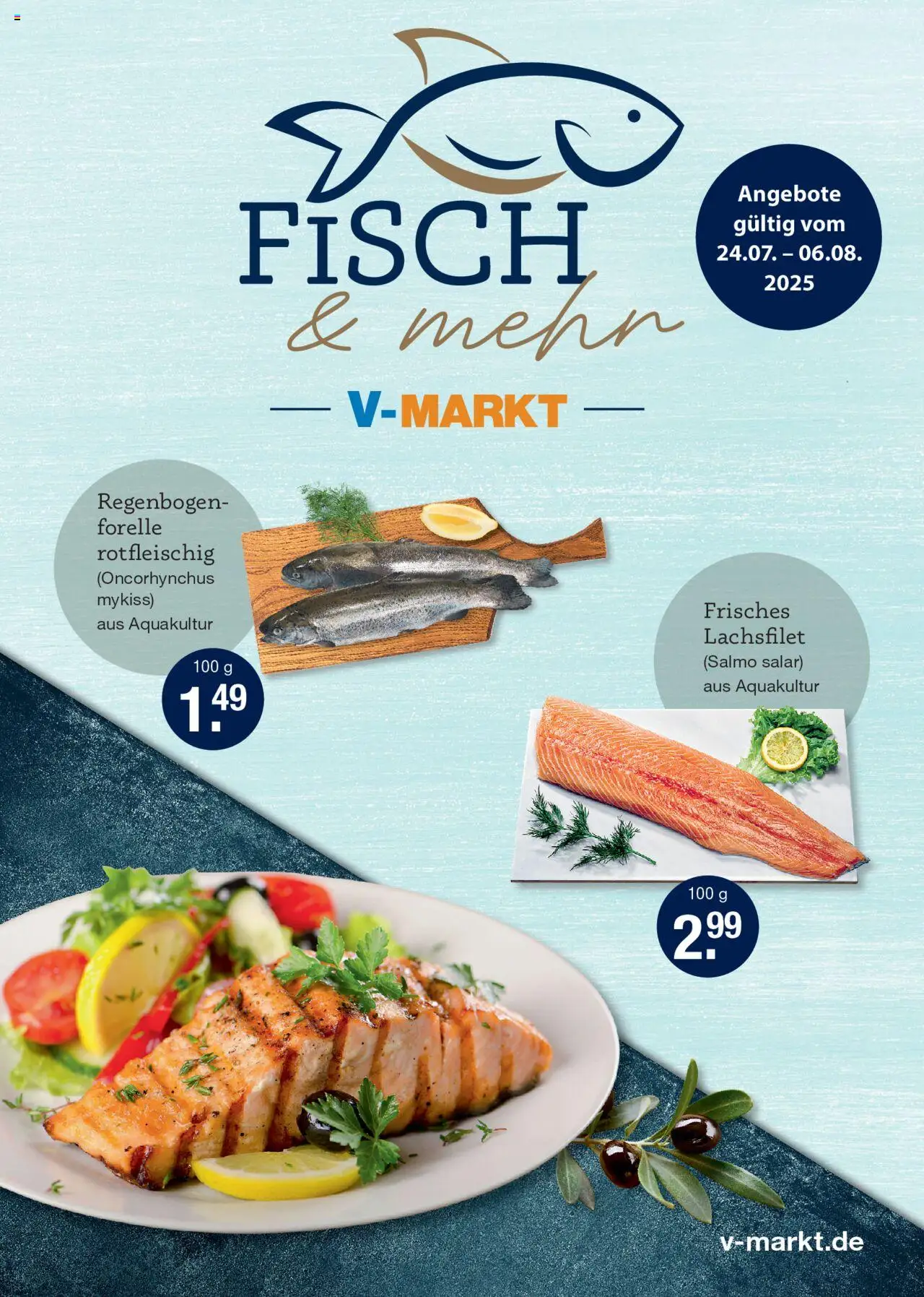 V-Markt - M&#252;nchen - gültig ab dem 24.07.2025 | Seite: 1 | Produkte: Fisch