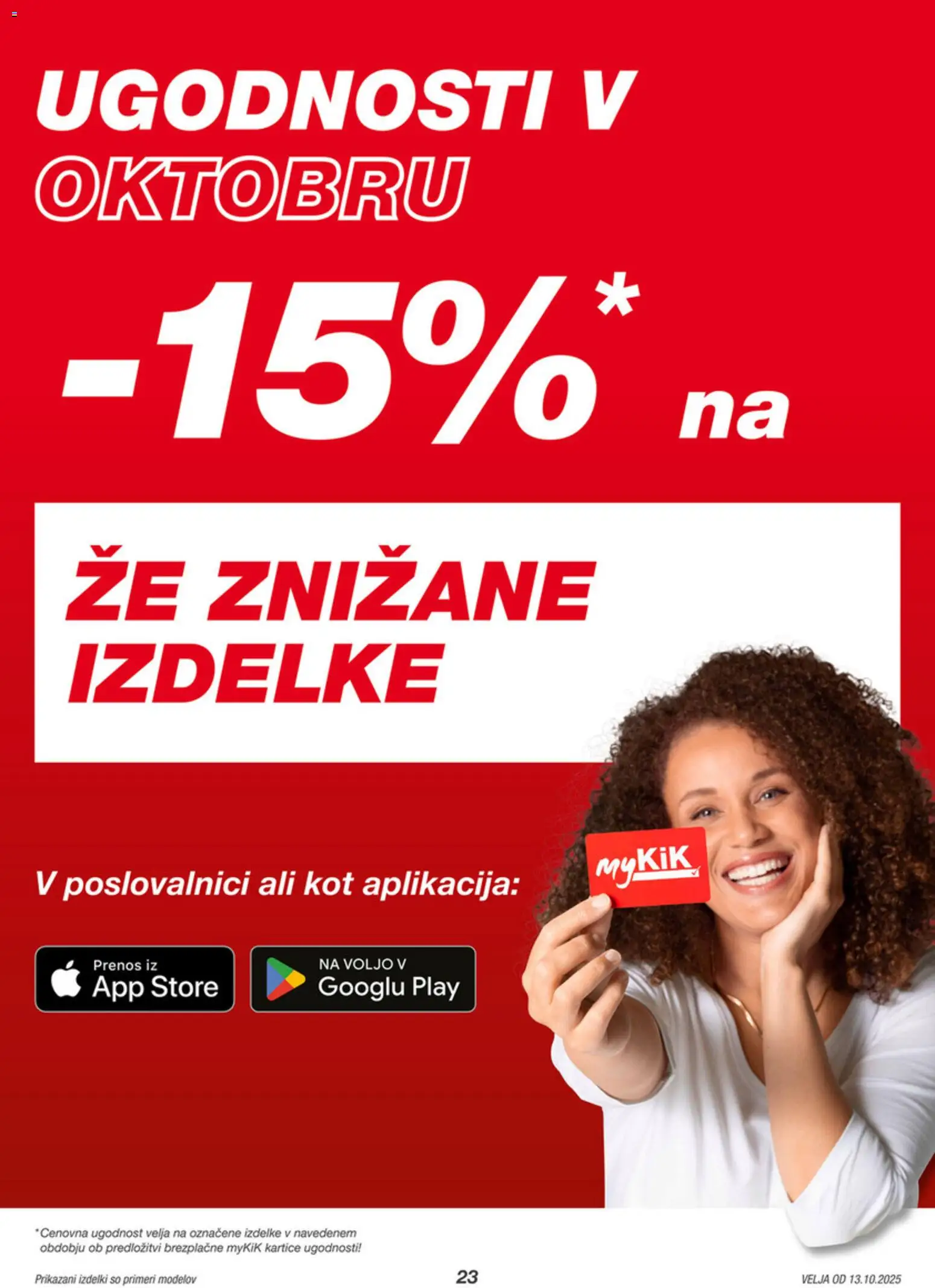 Novi Kik katalog ponudbe – veljaven od 13.10.2025 | Stran: 23