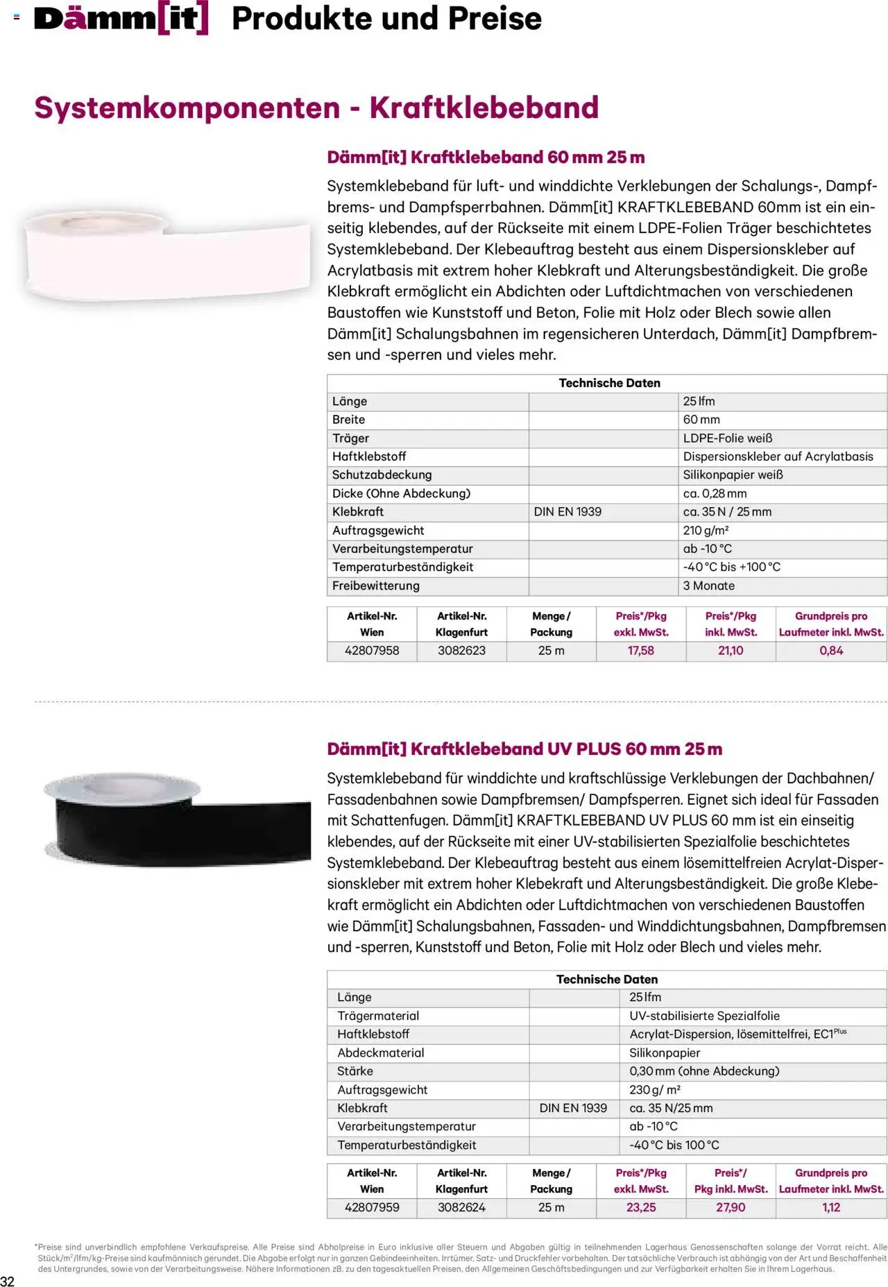 Lagerhaus Dämm[it] Katalog 2025 gültig ab 08.01.2025 | Seite: 32