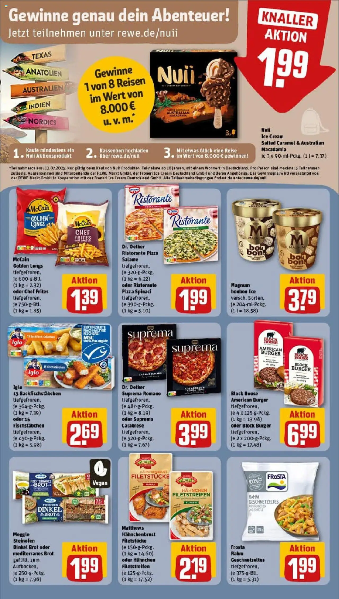 Rewe prospekt Schlitz	 - gültig ab dem 22.06.2025 | Seite: 12 | Produkte: Iglo, Burger, Fischstabchen, Brot