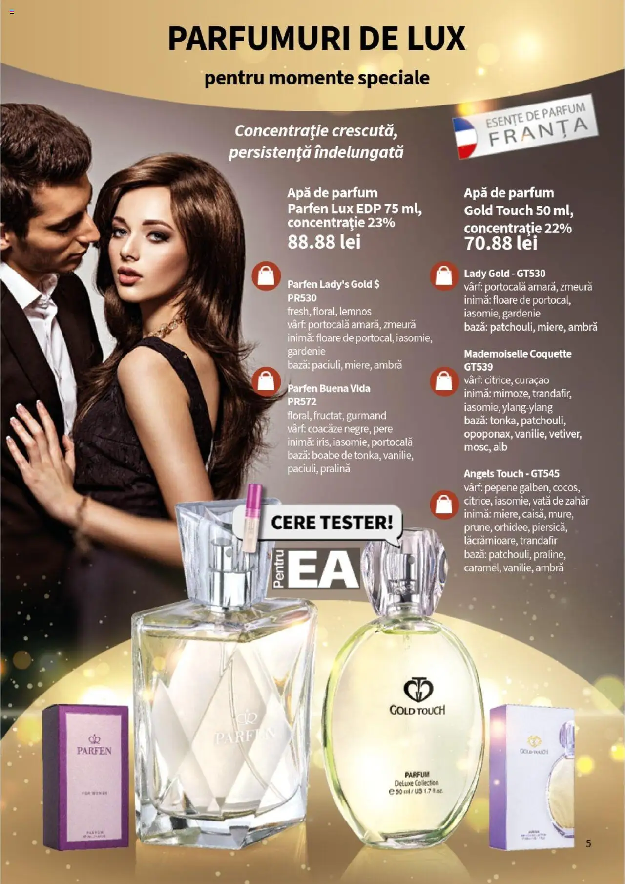 Noul catalog Lady’s – valabil de la 25.09.2025 | Pagină: 7 | Produse: Apă de parfum, Trandafir, Parfum, Zahăr