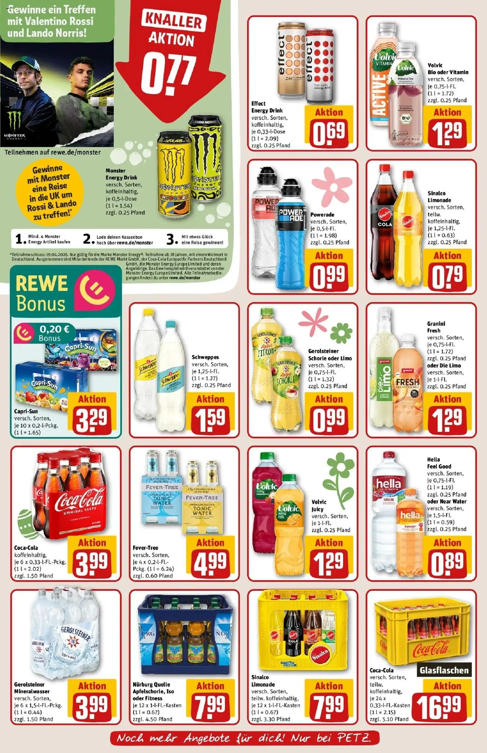 Rewe Prospekt Dillenburg	 – gültig ab 30.03.2026 | Seite: 20 | Produkte: Cola, Limonade, Mineralwasser, Hella