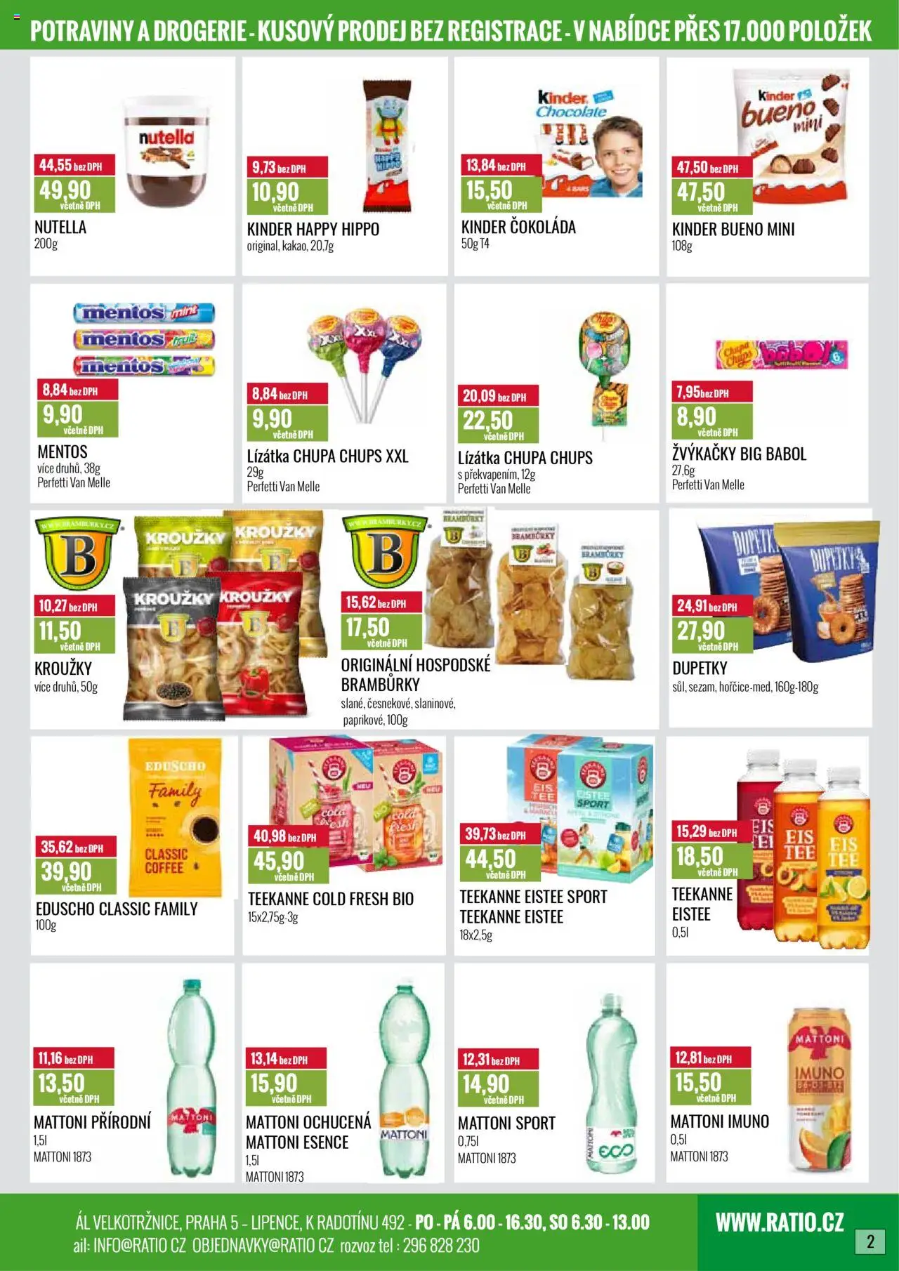 Ratio leták od 01.08.2025 | Strana: 3 | Produkty: Čokoláda, Drogerie, Kinder, Kinder Bueno