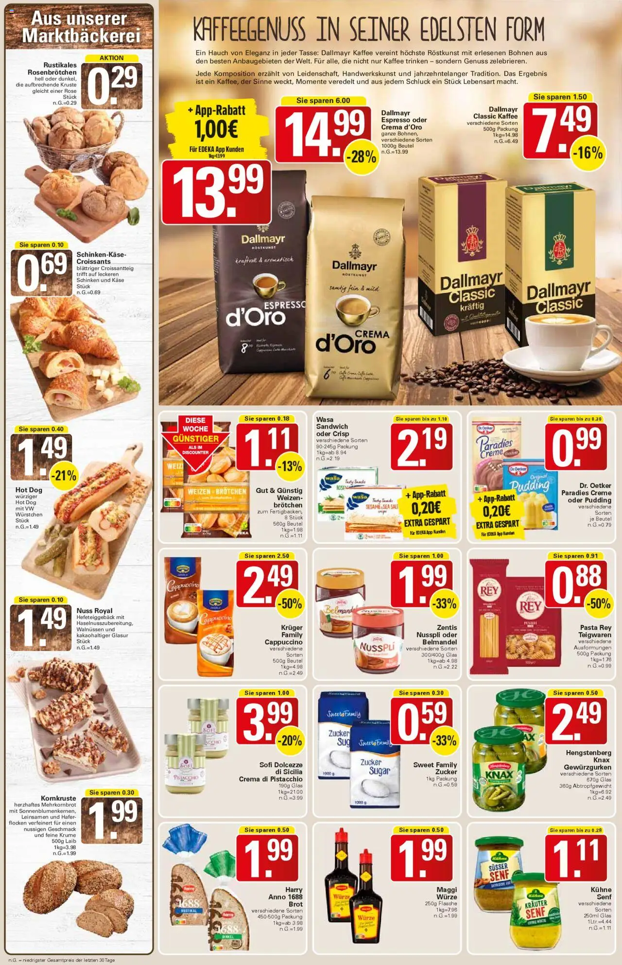 WEZ Prospekt – gültig ab 08.09.2025 | Seite: 10 | Produkte: Pudding, Creme, Dallmayr, Pasta