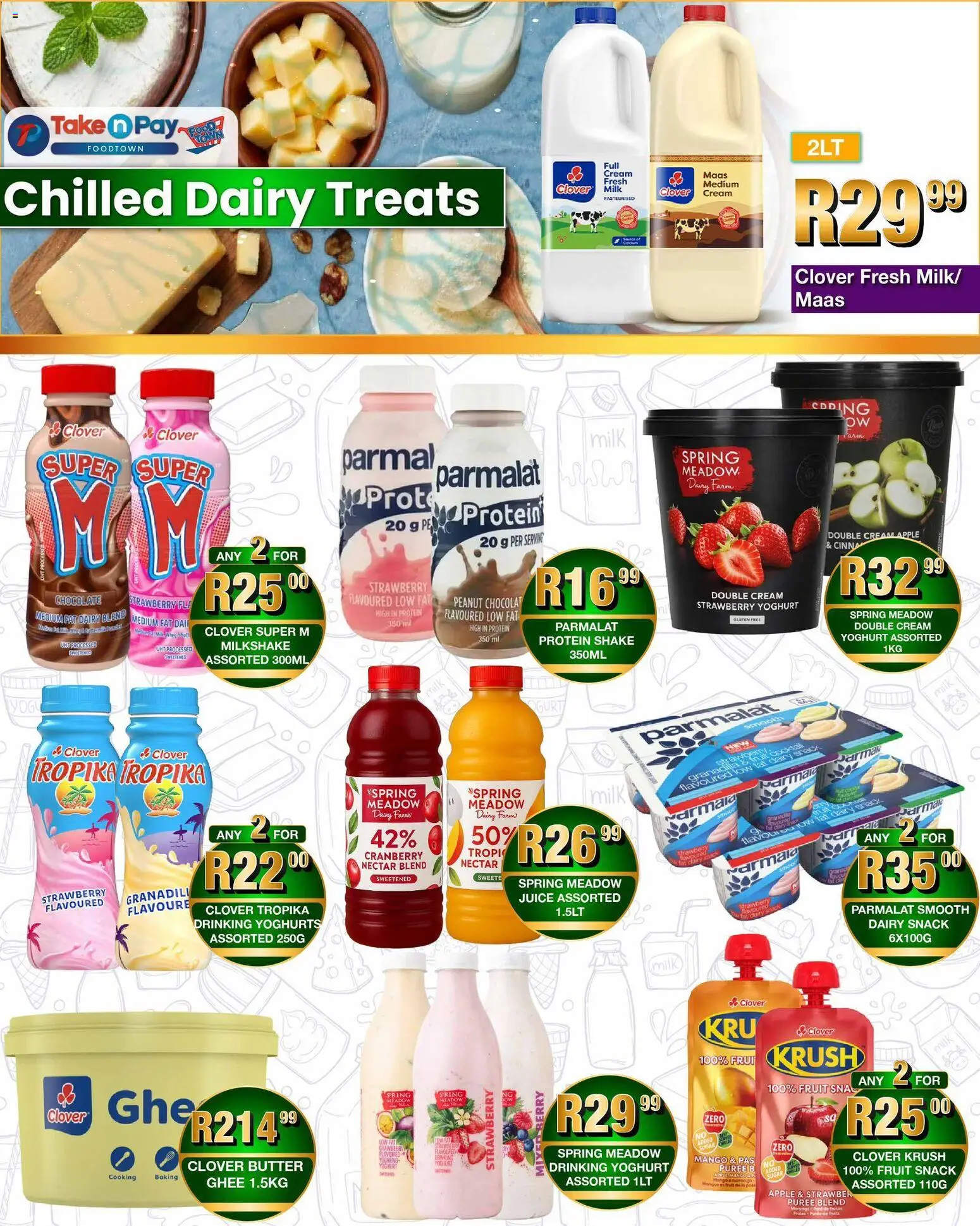 New Take n Pay catalogue – valid from 06.04.2026 | Page: 19 | Products: Detergente líquido, Milk, Sugar, Mango