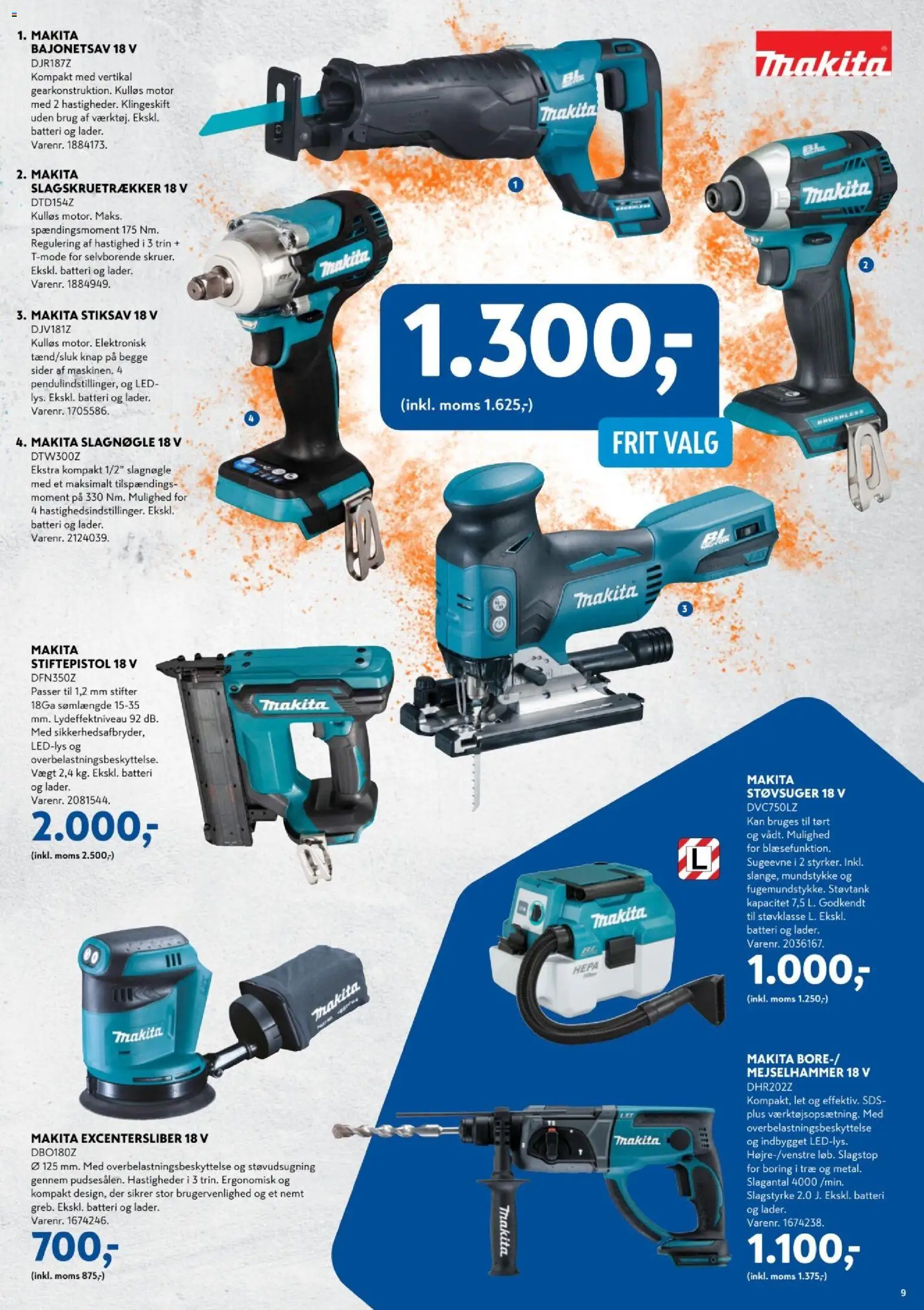 Davidsen tilbudsavis – gyldig fra 04.12.2025 | Side: 9 | Produkter: Støvsuger, Batteri