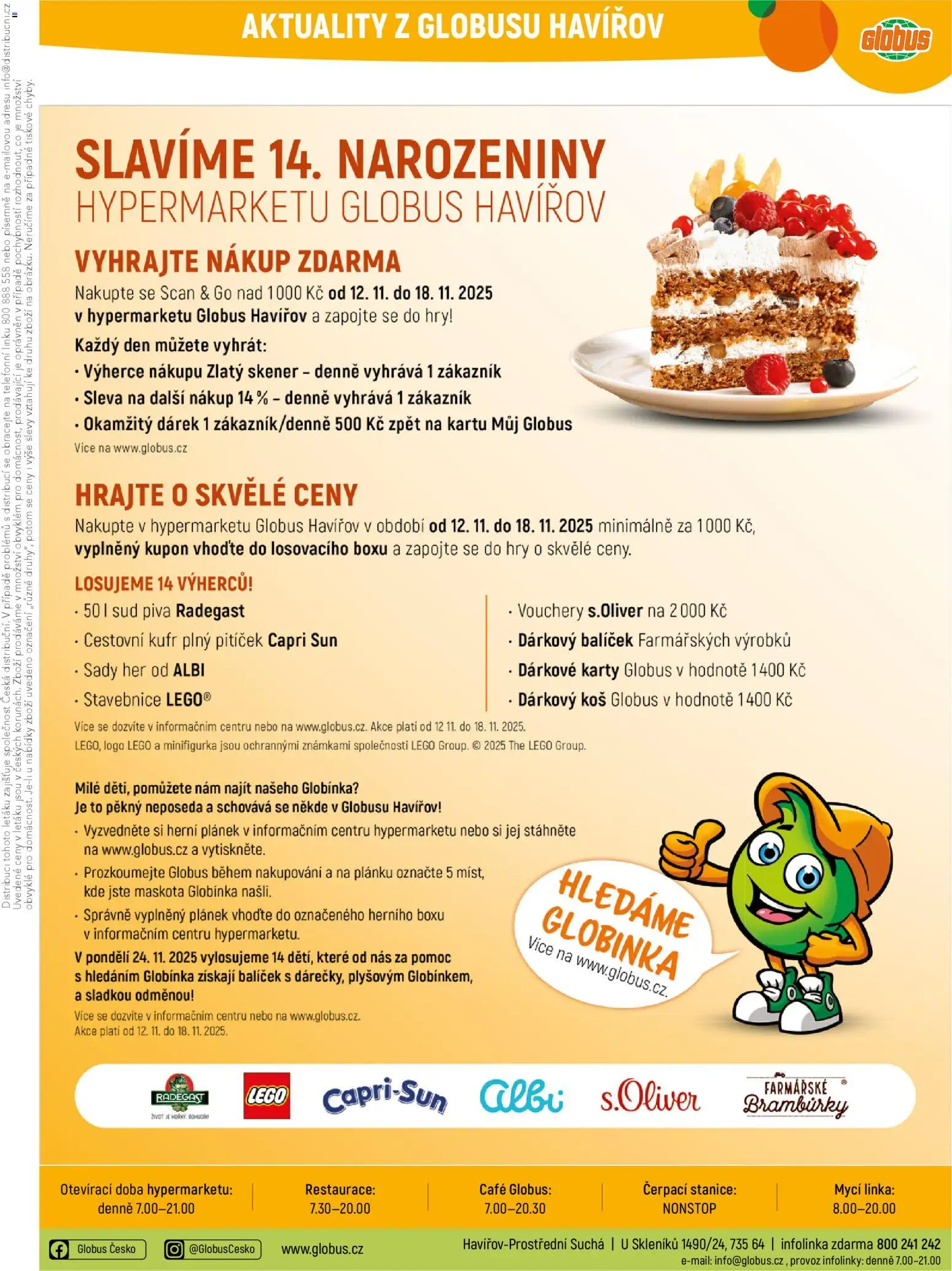 Globus leták - Havířov od 12.11.2025 | Strana: 41 | Produkty: Kufr, Stavebnice, Radegast, Karty