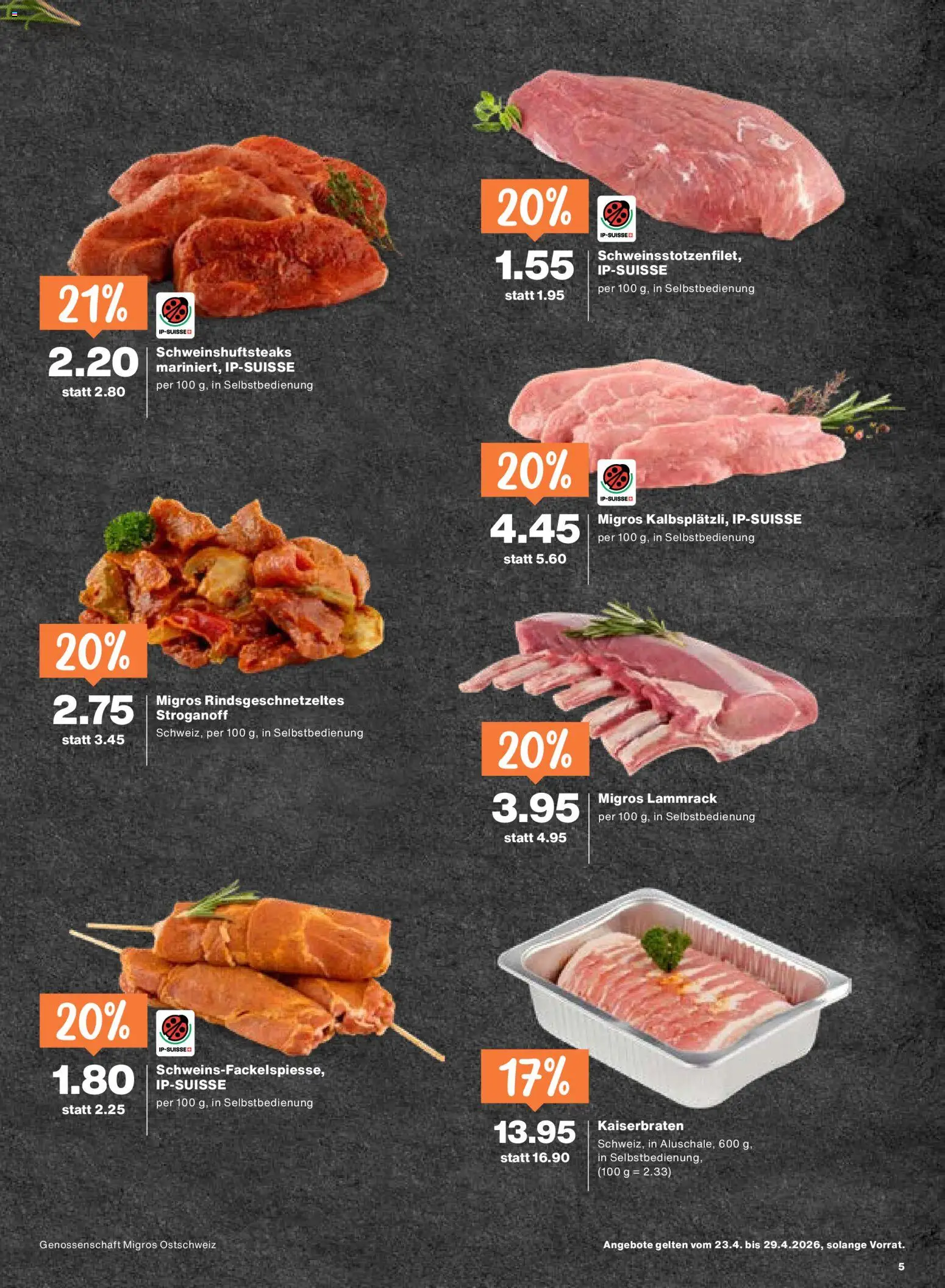 Migros aktionen – gültig ab 23.04.2026 | Seite: 5