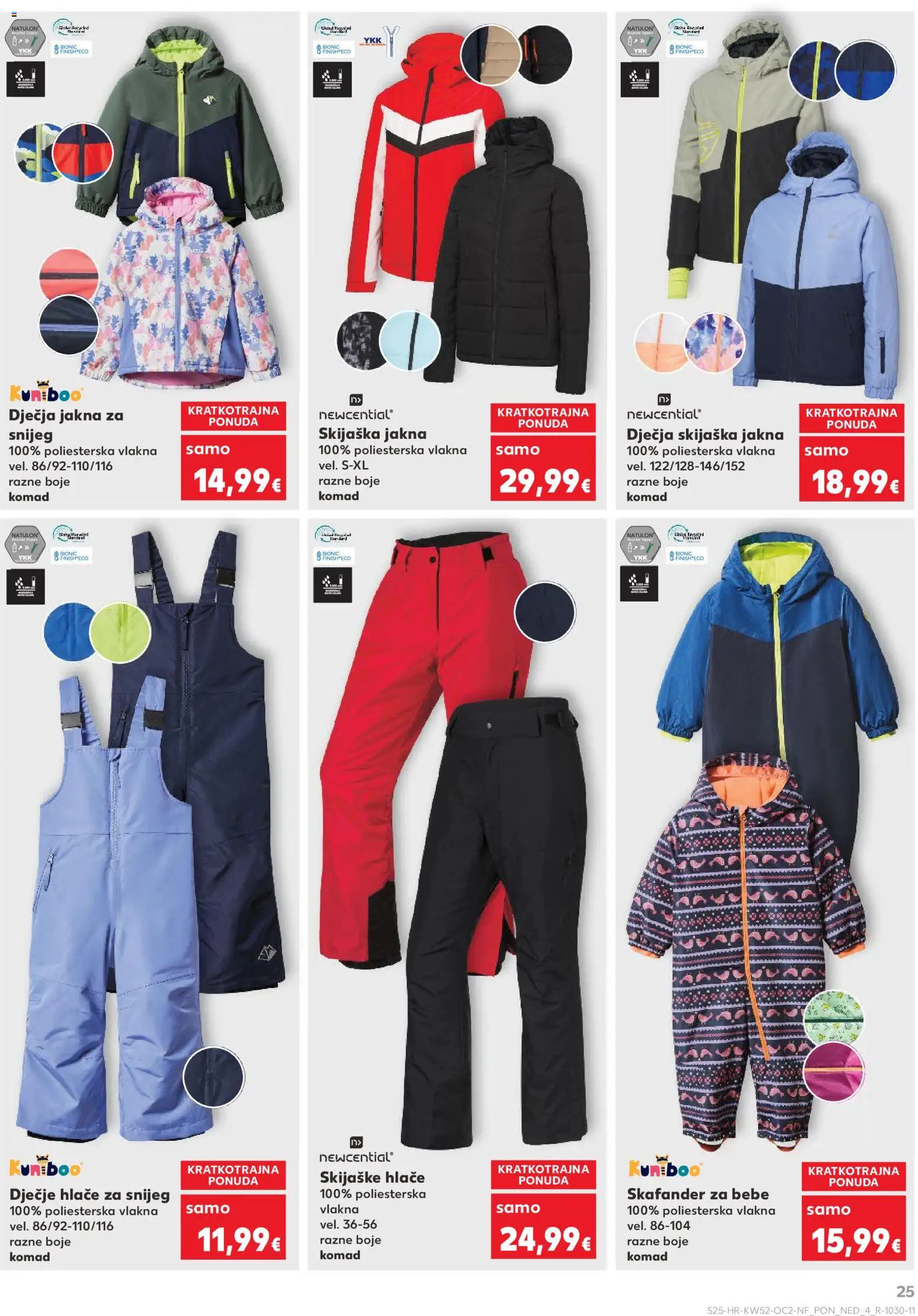 Kaufland katalog | vrijedi od 27.12.2025 | Stranica: 25 | Proizvodi: Jakna, Hlače