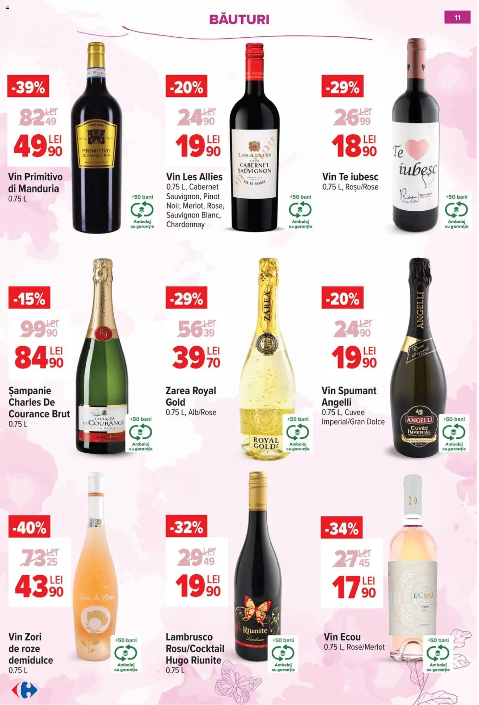 Noul catalog Carrefour – valabil de la 18.02.2026 | Pagină: 11 | Produse: Vin