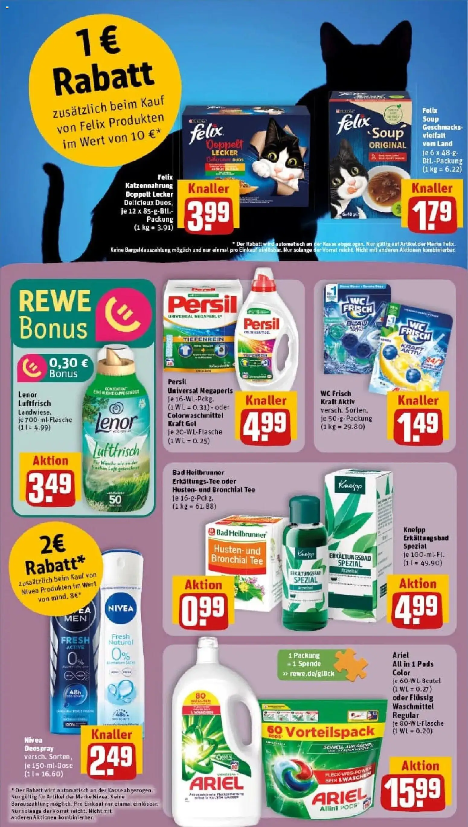 Rewe prospekt Dortmund	 – gültig ab 02.02.2026 | Seite: 28 | Produkte: Ariel, Bad, Wc frisch, Persil
