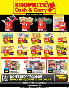 Shoprite specials catalogue – valid from 08.12.2025